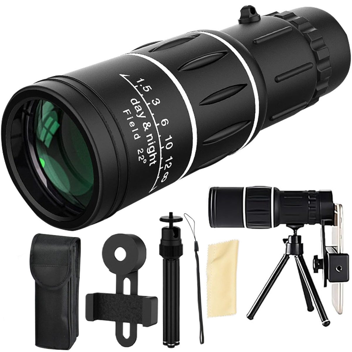 Monokular Fernrohr Fernglas Erwachsene Teleskop Kinder Telescope Zoom Monokular
