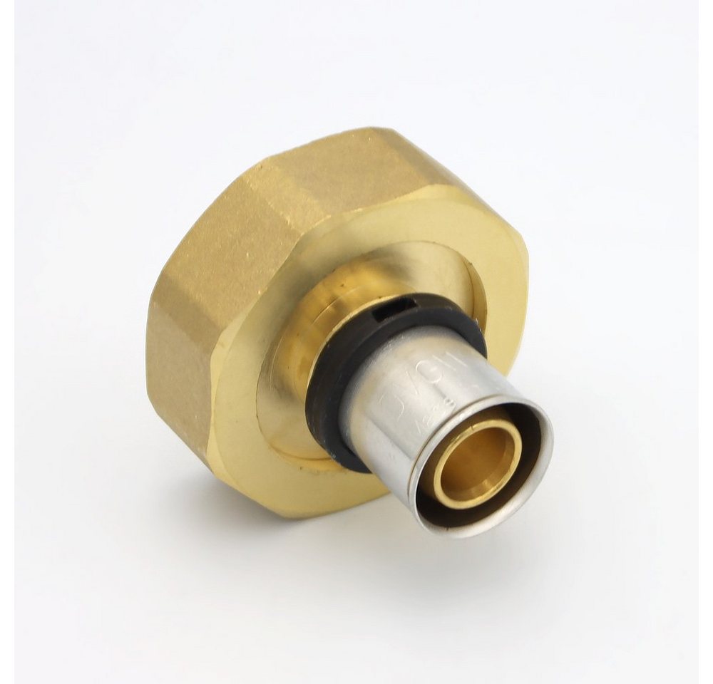 Thumbnail - PipeTec Deutschland Pressfitting Pipetec Pressfitting Verschraubung Übergang 20x2 mm 1 1/2 Zoll IG TH
