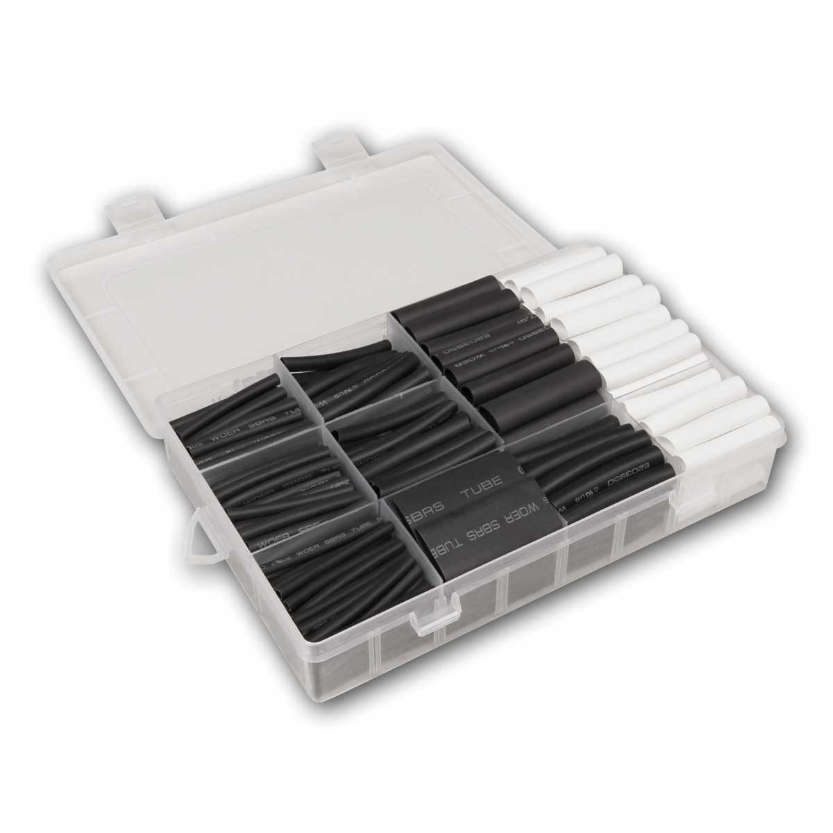 McPower Schrumpfschlauch Schrumpfschlauch Set 300-teilg sw/ws 3:1 Innenkleb