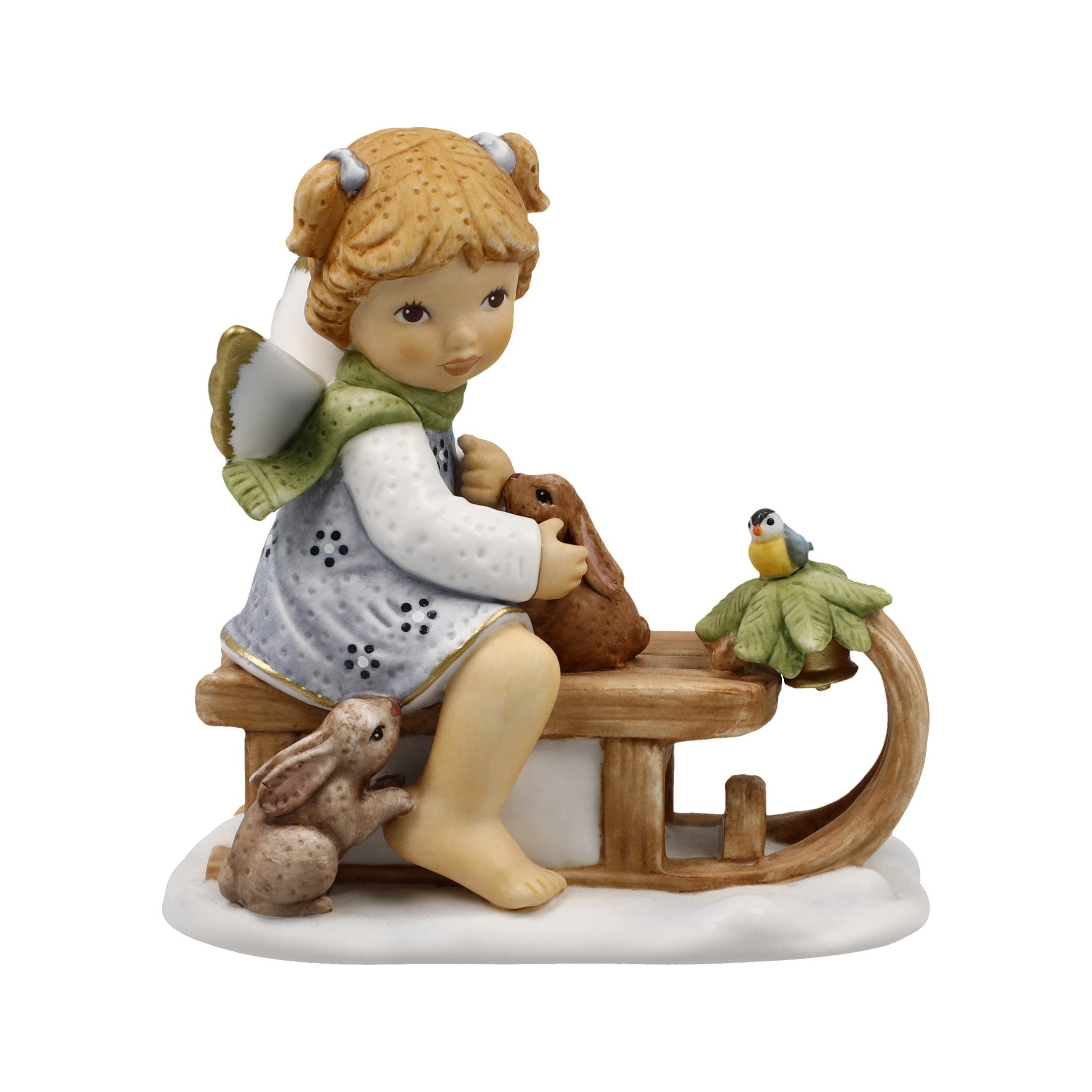 Goebel Weihnachtsfigur Goebel Nina und Marco Winterengelchen Lustige Schlit günstig online kaufen