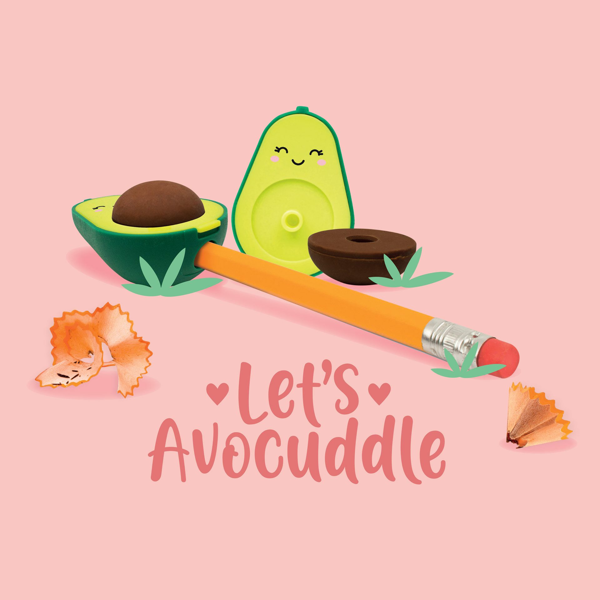 Legami Anspitzer Legami Anspitzer mit Radiergummi Let's Avocuddle Avocado