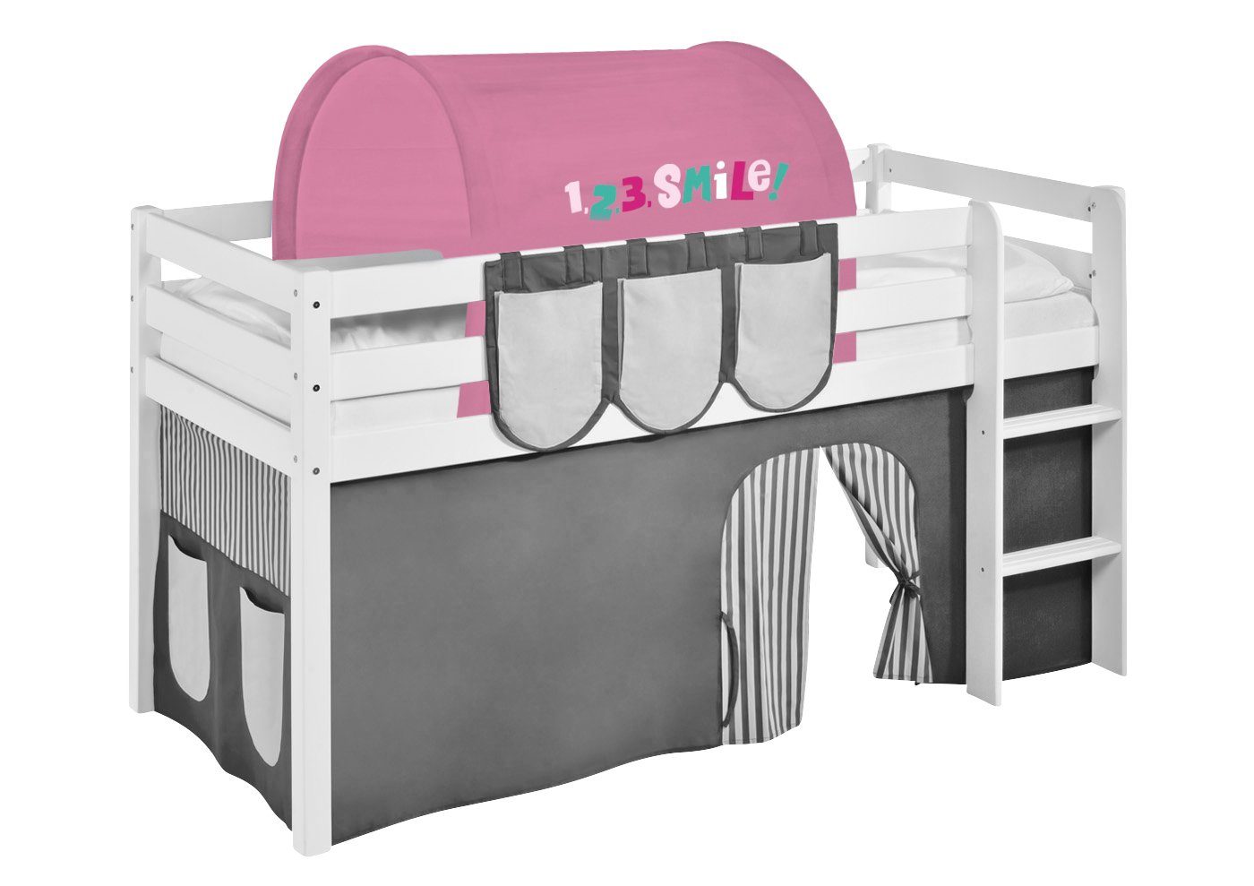 Lilokids Betttunnel Baldachin PAW PATROL ROSA Bettzelt für Kinderbetten & Hochbetten, waschbar