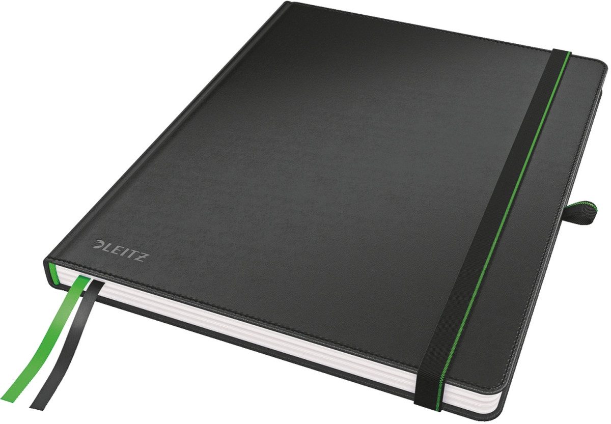 LEITZ Notizbuch Notizbuch Complete iPad-Größe kariert schwarz (6 Stück)