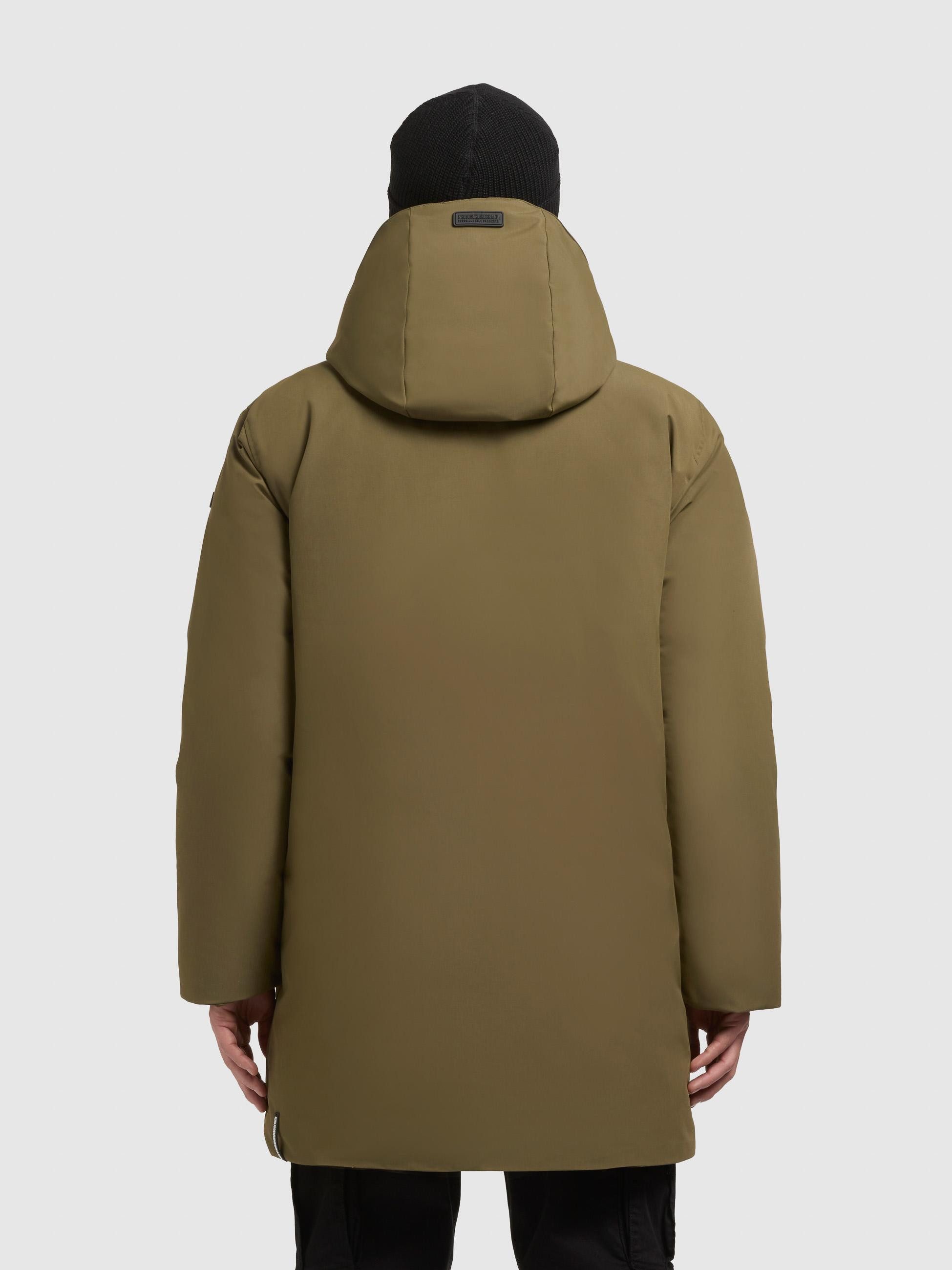 khujo Wintermantel Figaro Winterparka mit gefütterter Kapuze