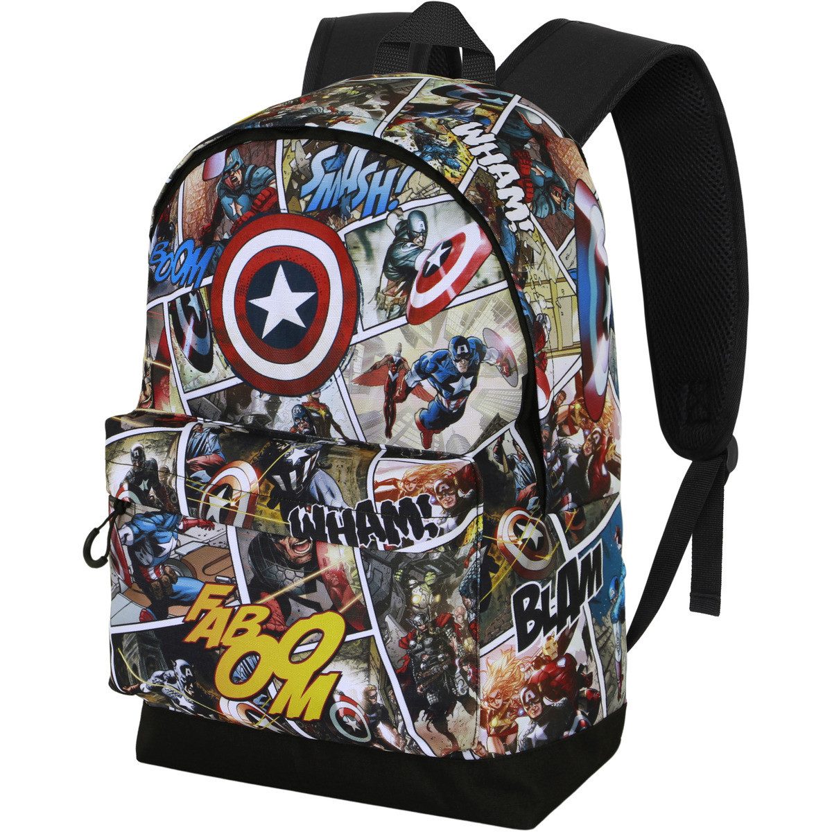 MARVEL Kinderrucksack Captain America Comic-FAN HS Backpack 2.2