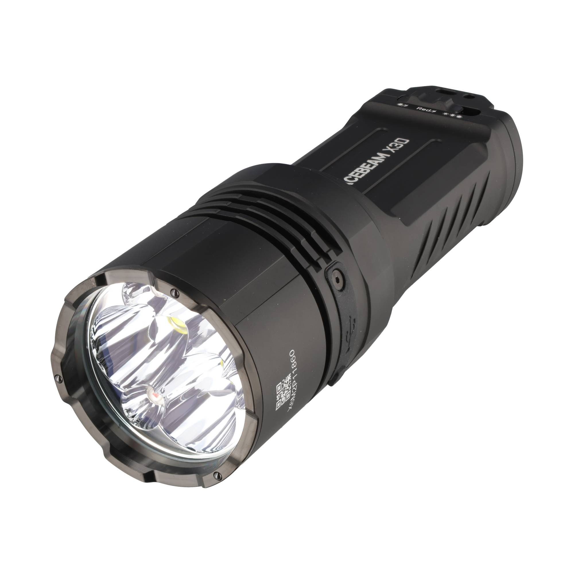 Acebeam LED Taschenlampe AceBeam X30 – taktische LED-Taschenlampe mit 18.000 Lumen und 680 m R