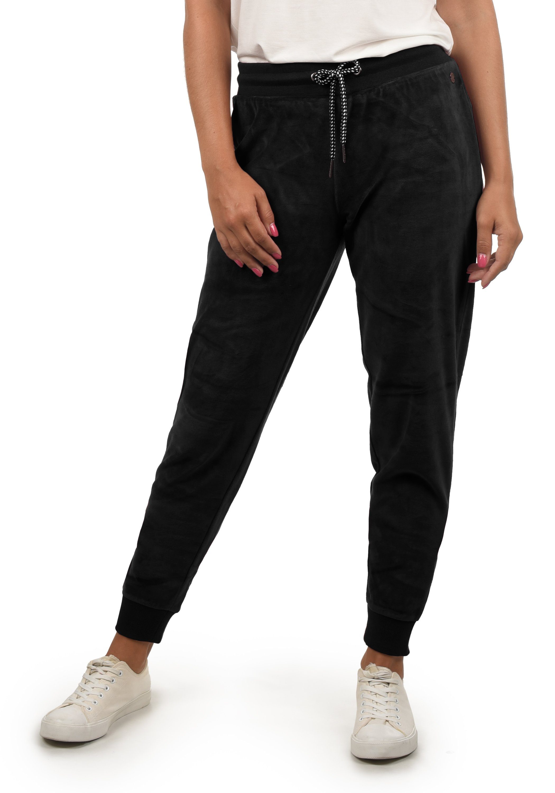 DESIRES Nickihose Nikita lange Hose mit Kordel im Bund