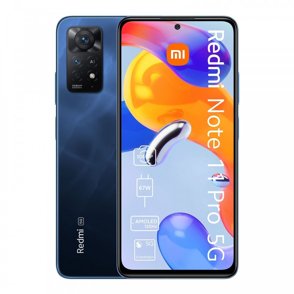 Xiaomi Xiaomi Redmi Note 11 Pro 5G Smartphone Smartphone (6.67 Zoll, Beschleunigungssensor)