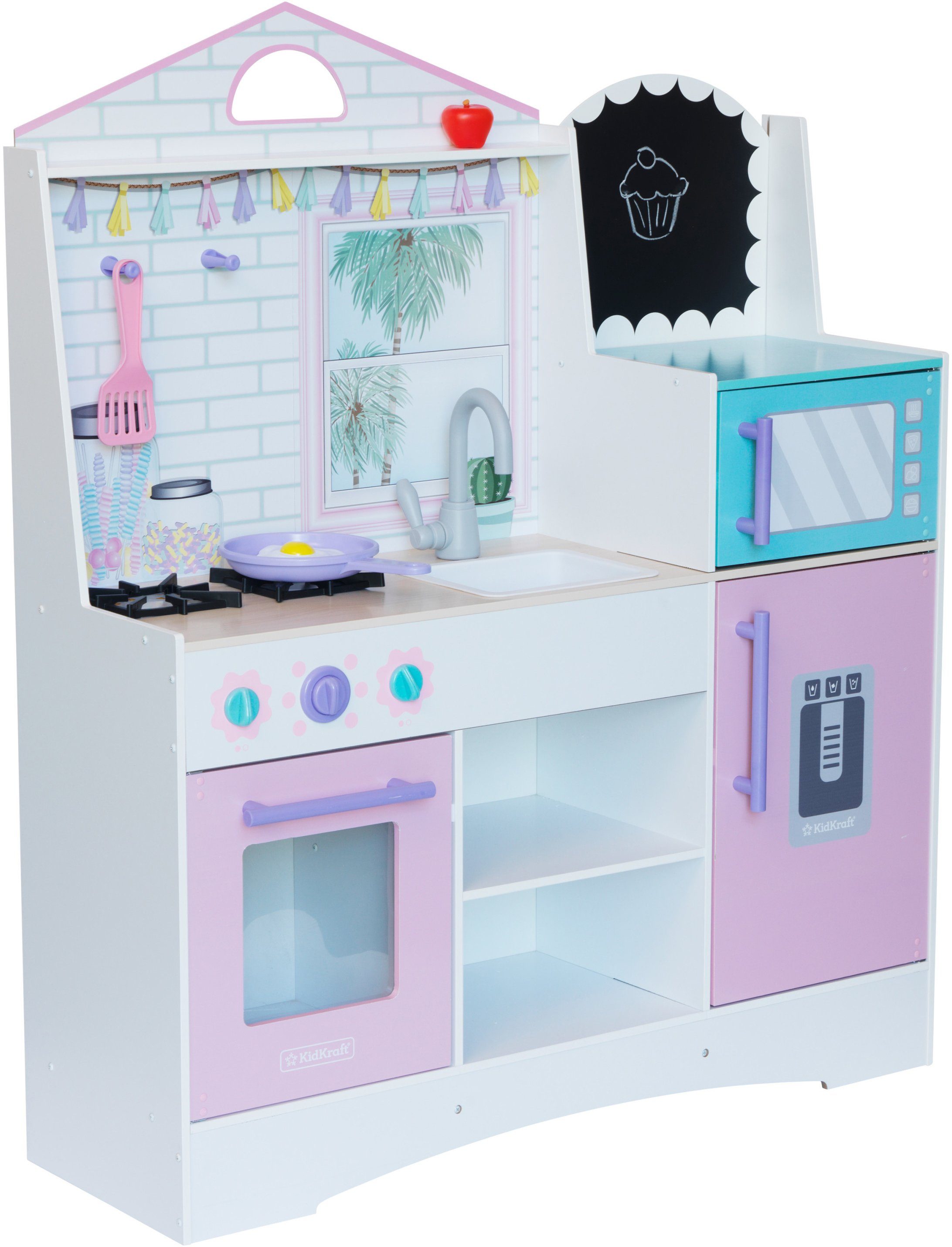 KidKraft® Spielküche »Dreamy Delights« MDF, Holz, Kunststoff, mit  Kreidetafel online kaufen | OTTO