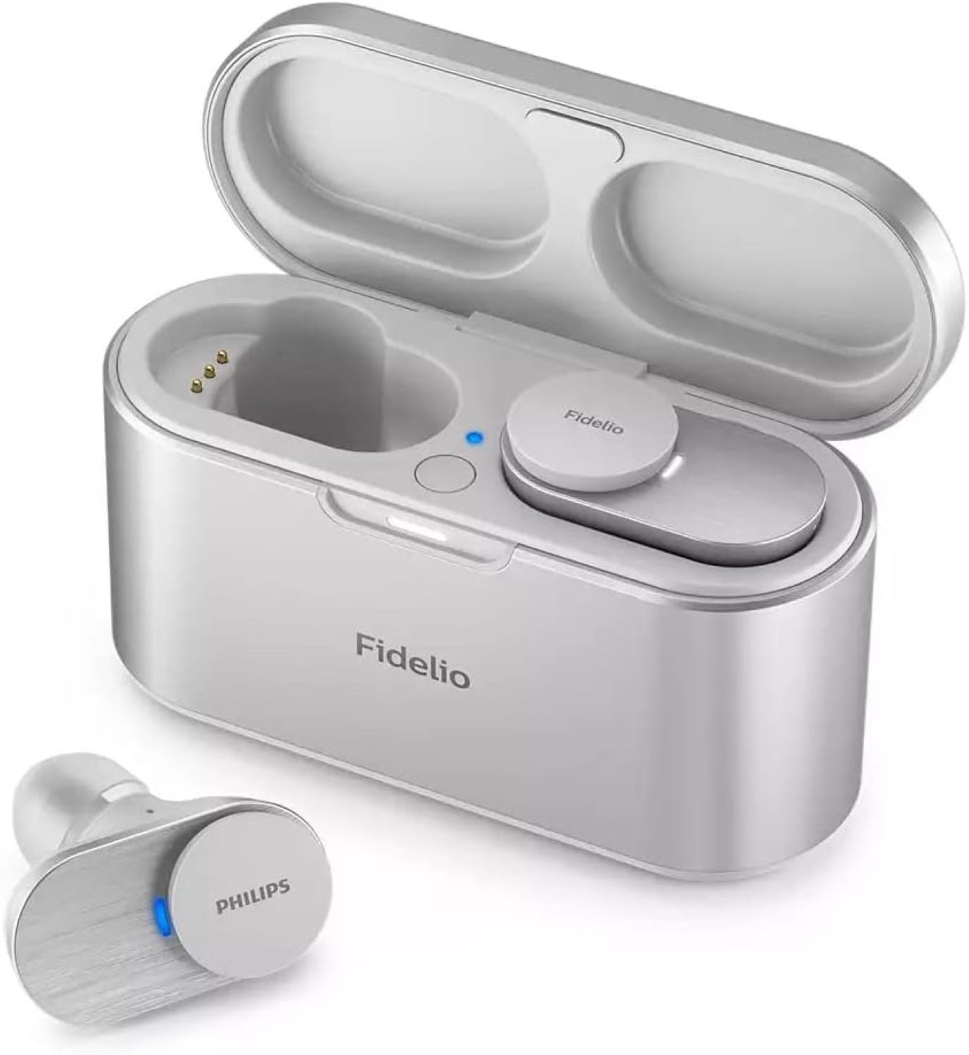 Philips Fidelio T1WT/00 wireless In-Ear-Kopfhörer (Bluetooth, Dynamische Treiber erzeugen tiefe, präzise Bässe)