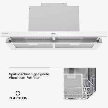 Klarstein Deckenhaube Serie CGCH3-MarianaNeo-90W Mariana Neo 90, Dunstabzugshaube Abluft Umluft LCD Touch