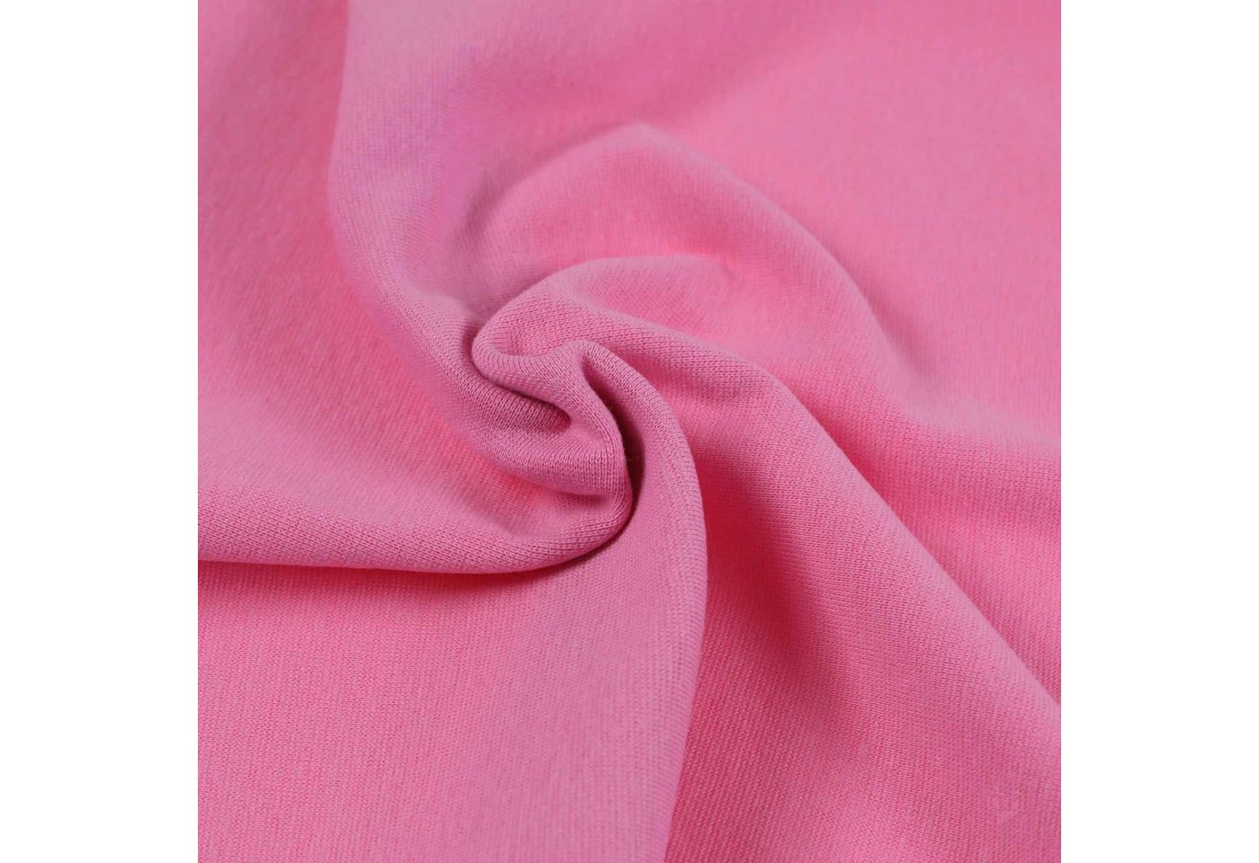 Thumbnail - maDDma Stoff Bündchenstoffpaket Gesamtlänge 10m Uni 35/70cm Schlauchware Jersey, rosa