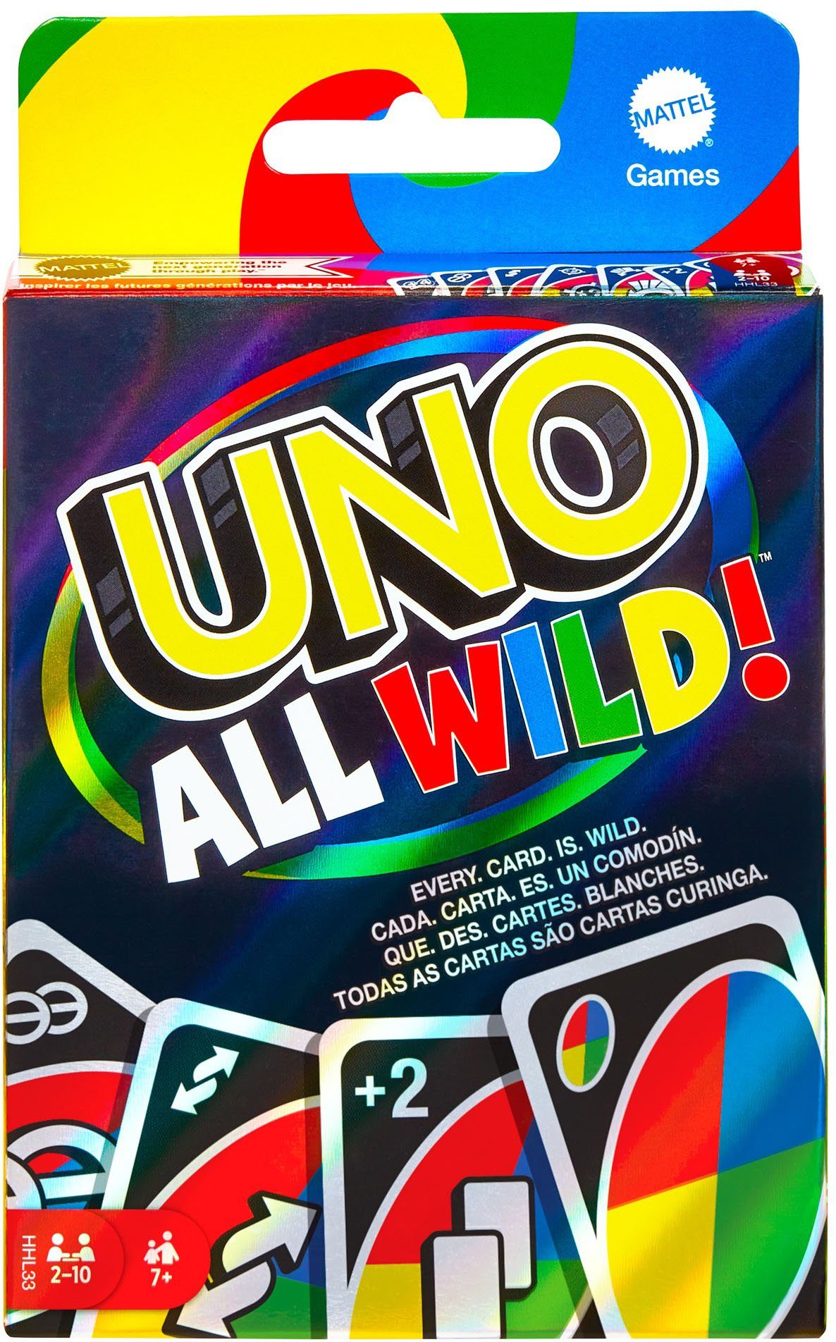 Mattel games Spiel UNO All Wild, Kartenspiel