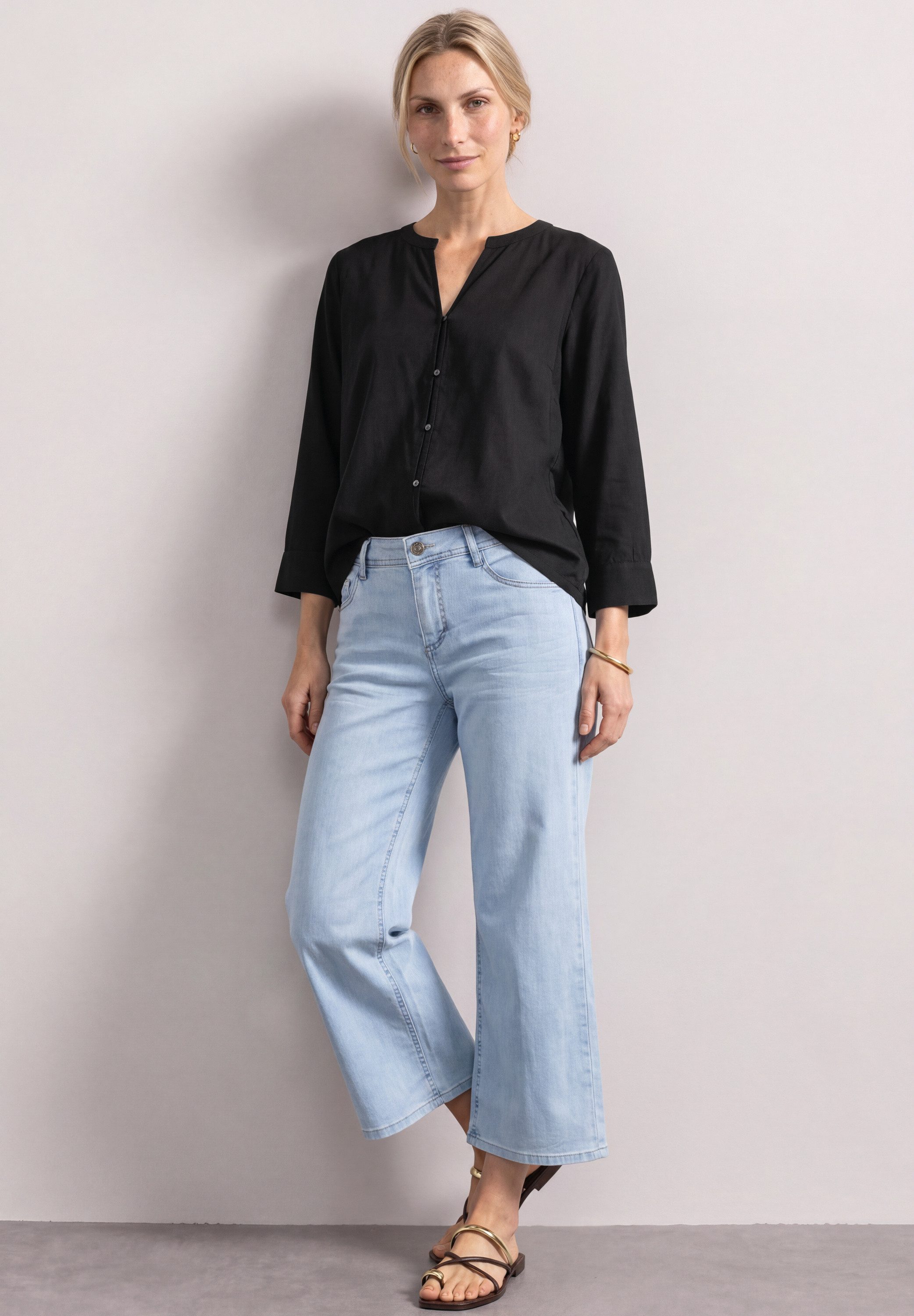 STREET ONE Shirtbluse mit 3/4 Ärmeln
