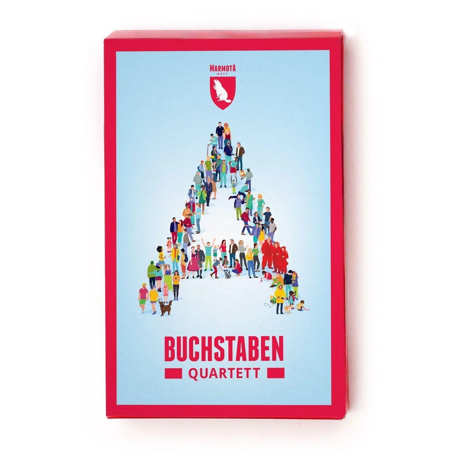 Marmota Maps Spiel Buchstaben Quartett