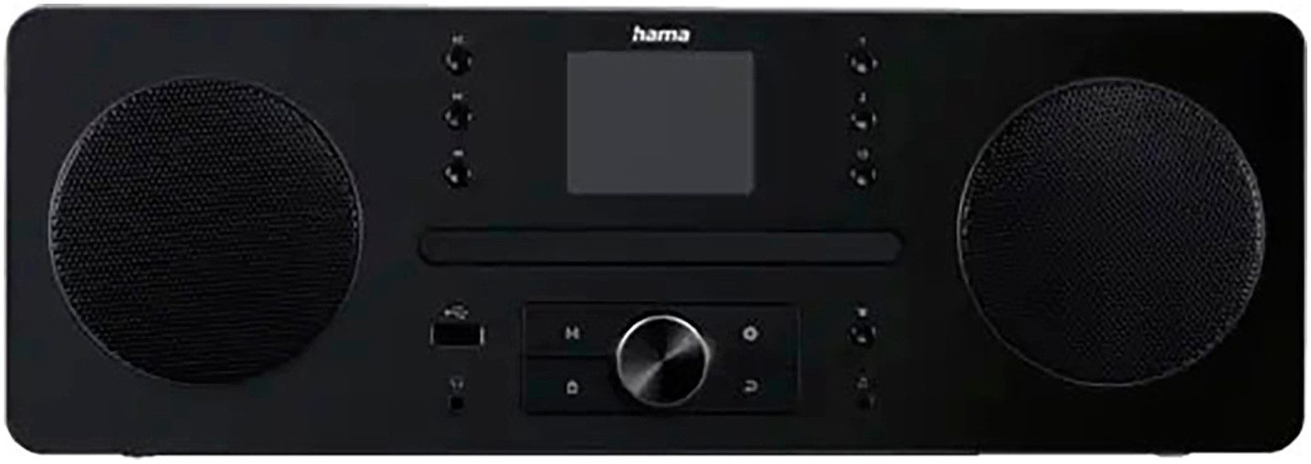Hama Digitalradio (Internetradio, Radiowecker, CD-Player, Bluetooth, App) Digitalradio (DAB) (Digitalradio (DAB), Internetradio, 10 W)