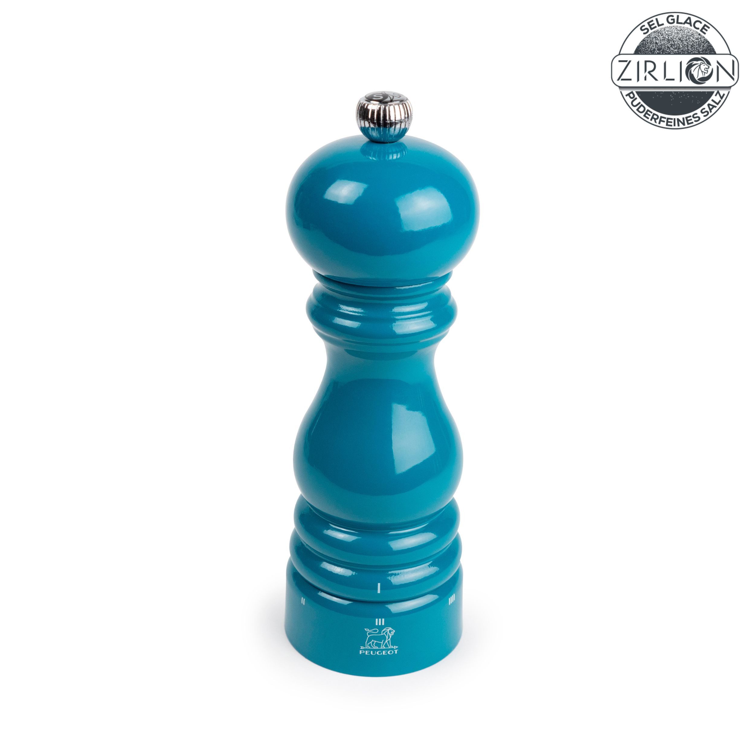 PEUGEOT Salzmühle PARIS 18cm Pazifikblau Buchenholz uSelect Zirkonia-Mahlwerk Manuell