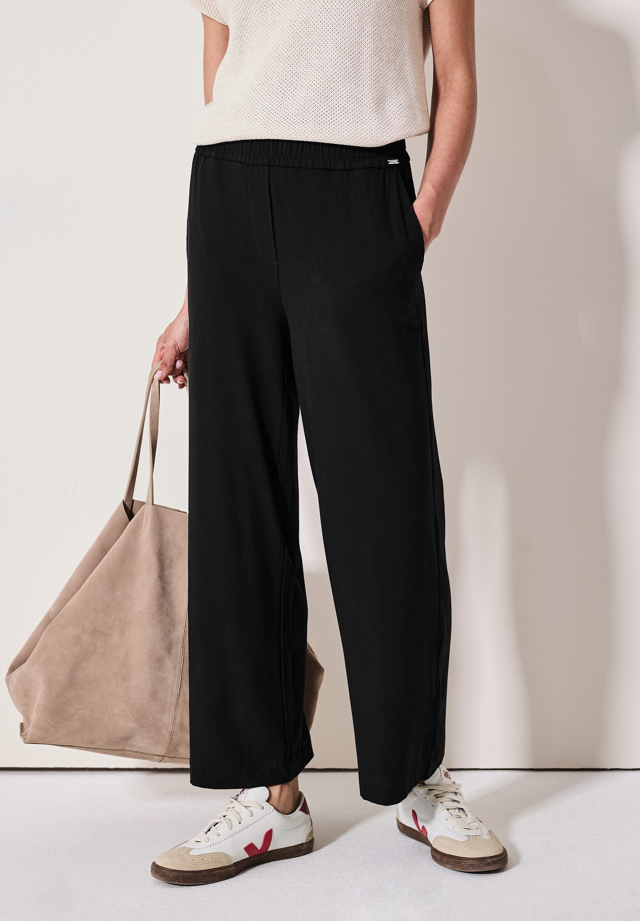 CECIL Culotte Style Neele, weicher Viskosemix mit Stretchanteil