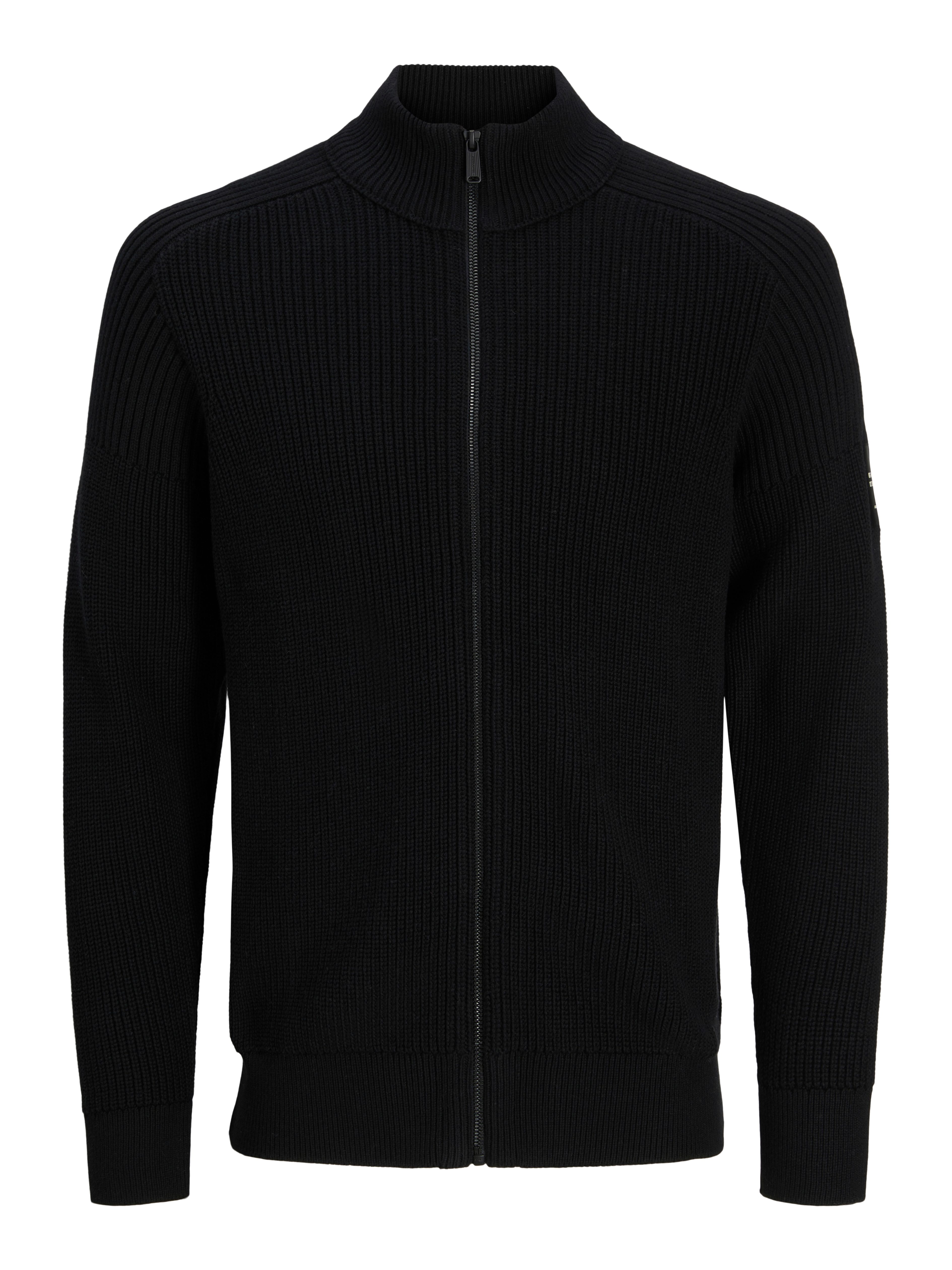 Jack & Jones Strickjacke JJCLEVELAND KNIT ZIP CARDIGAN Baumwolle, regular Fit