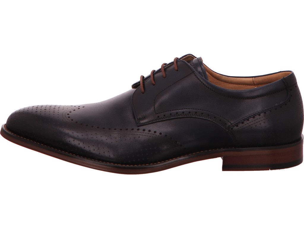 Digel Schnürhalbschuh Business Herren Blau Sel Schnürschuh