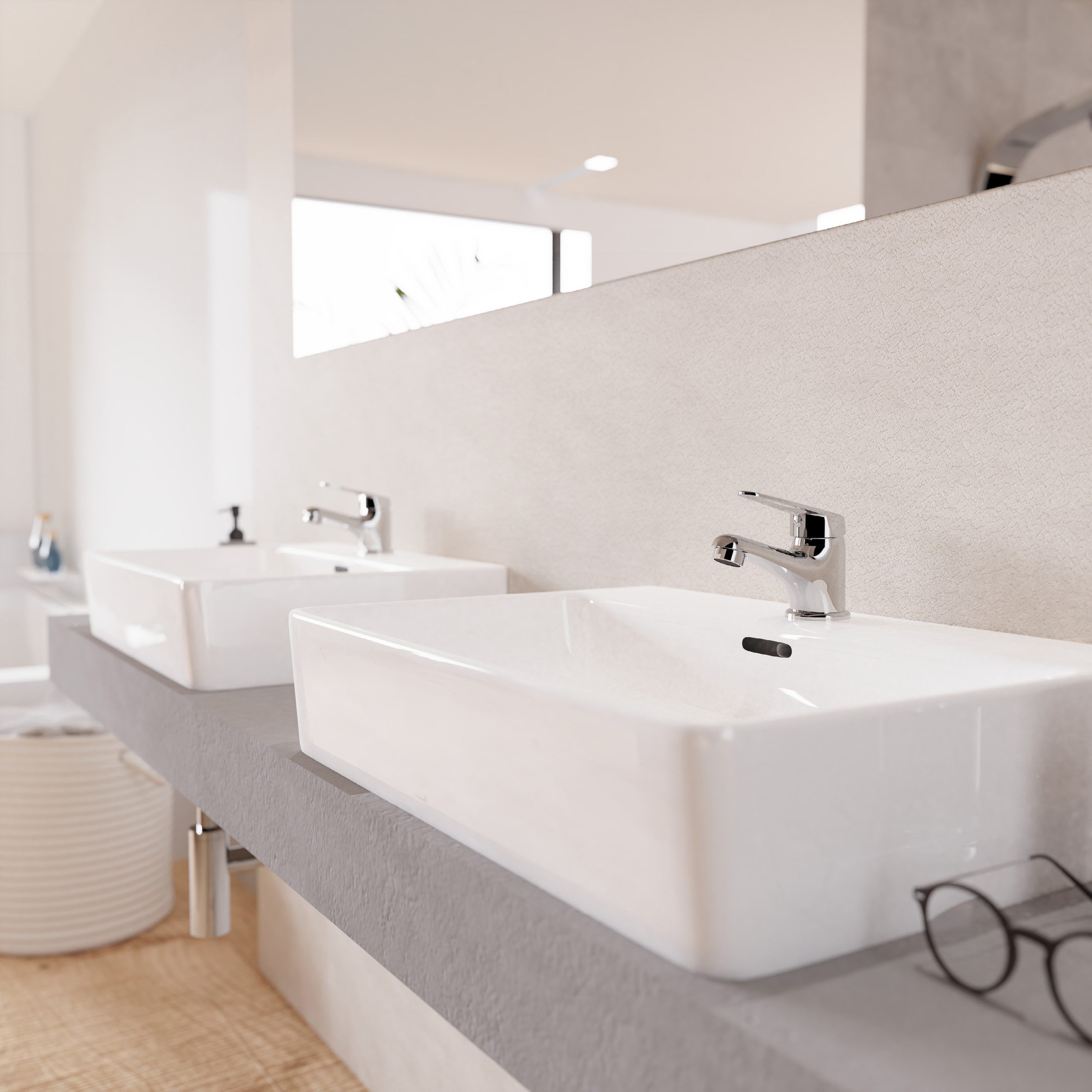 welltime Waschtischarmatur BARI Der Platzsparklassiker in frischem Design