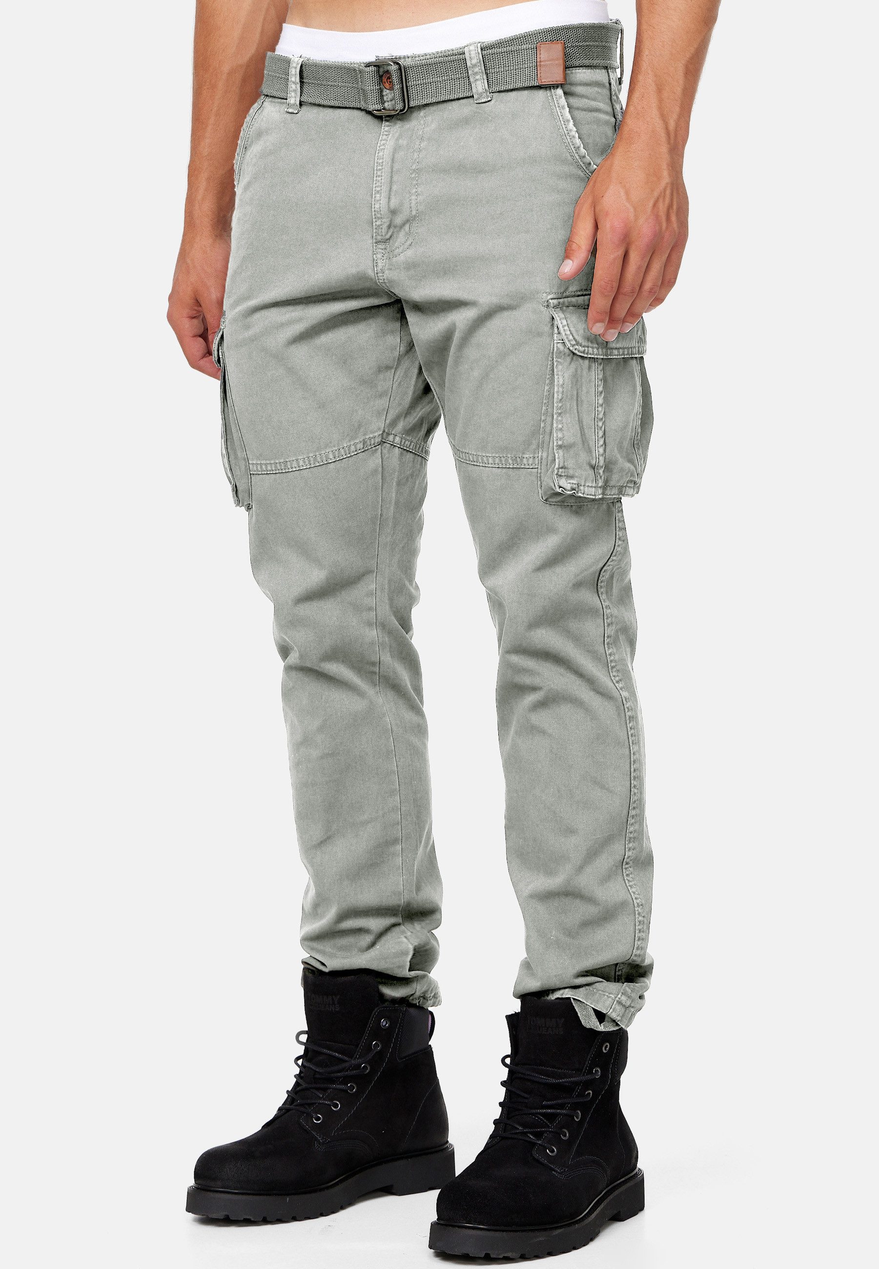 Indicode Cargohose Herren William Cargo Hose Herrenhose mit 7 Taschen, inkl günstig online kaufen