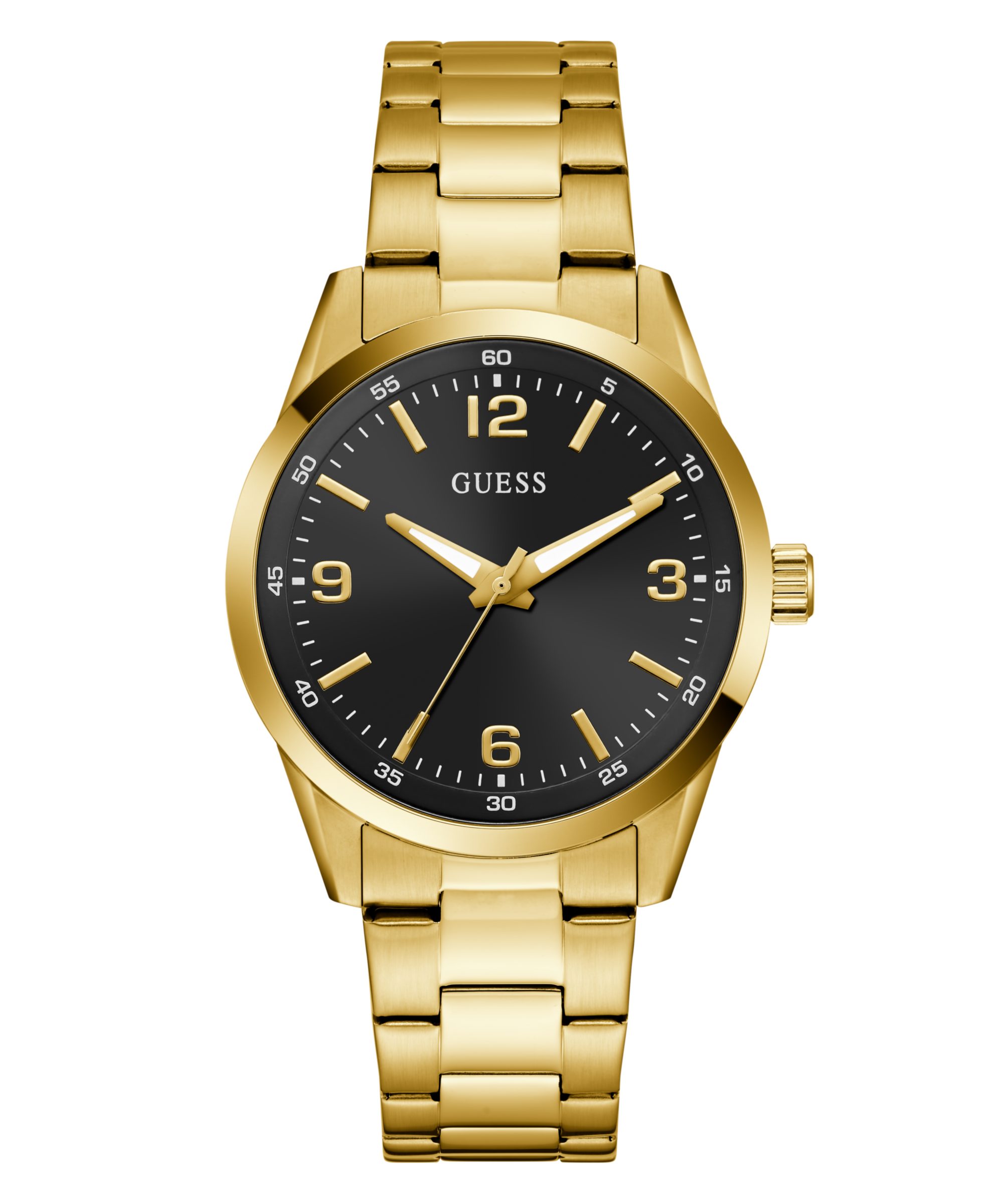 Guess Quarzuhr EASTON GW0965G2, Armbanduhr, Herrenuhr, Edelstahlarmband