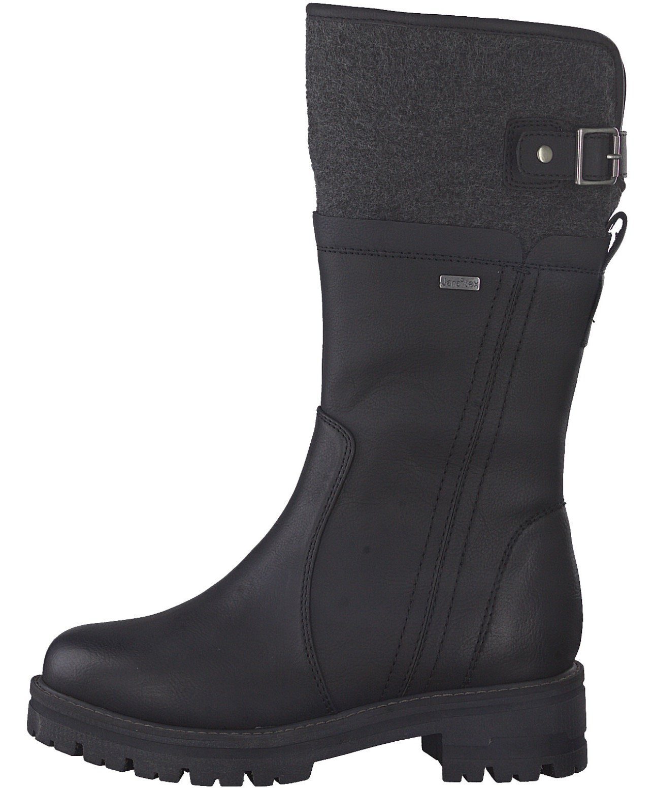 Jana Winterstiefel mit H-Weite schwarz TEX-Membran