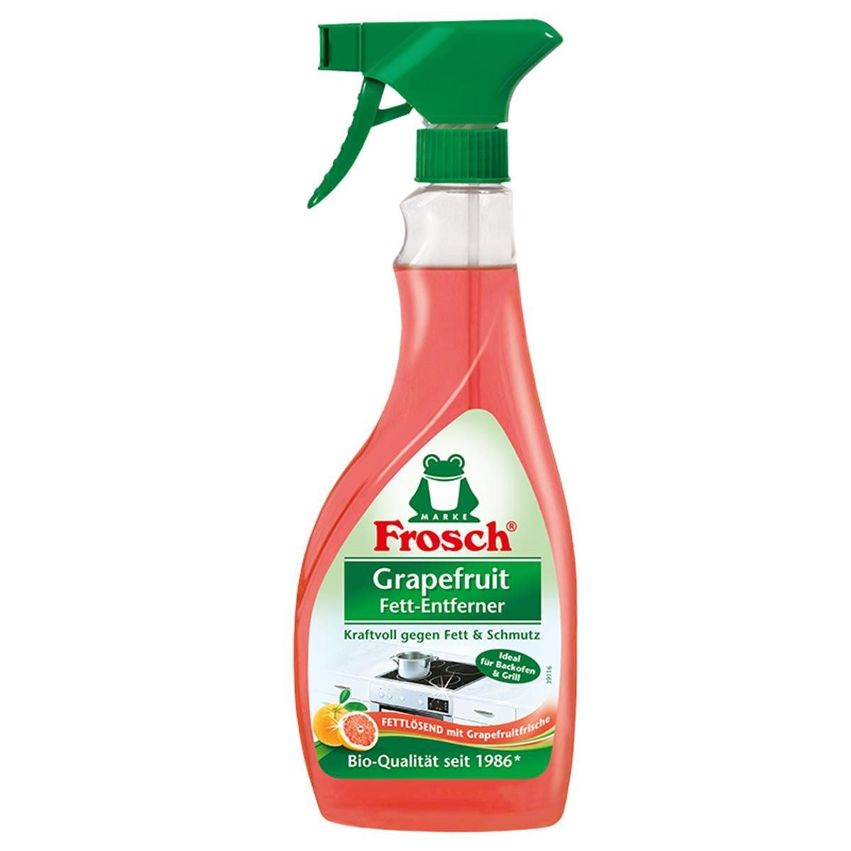 FROSCH Frosch Fett-Entferner Grapefruit 500ml kraftvoll gegen Fett & Schmutz Küchenreiniger