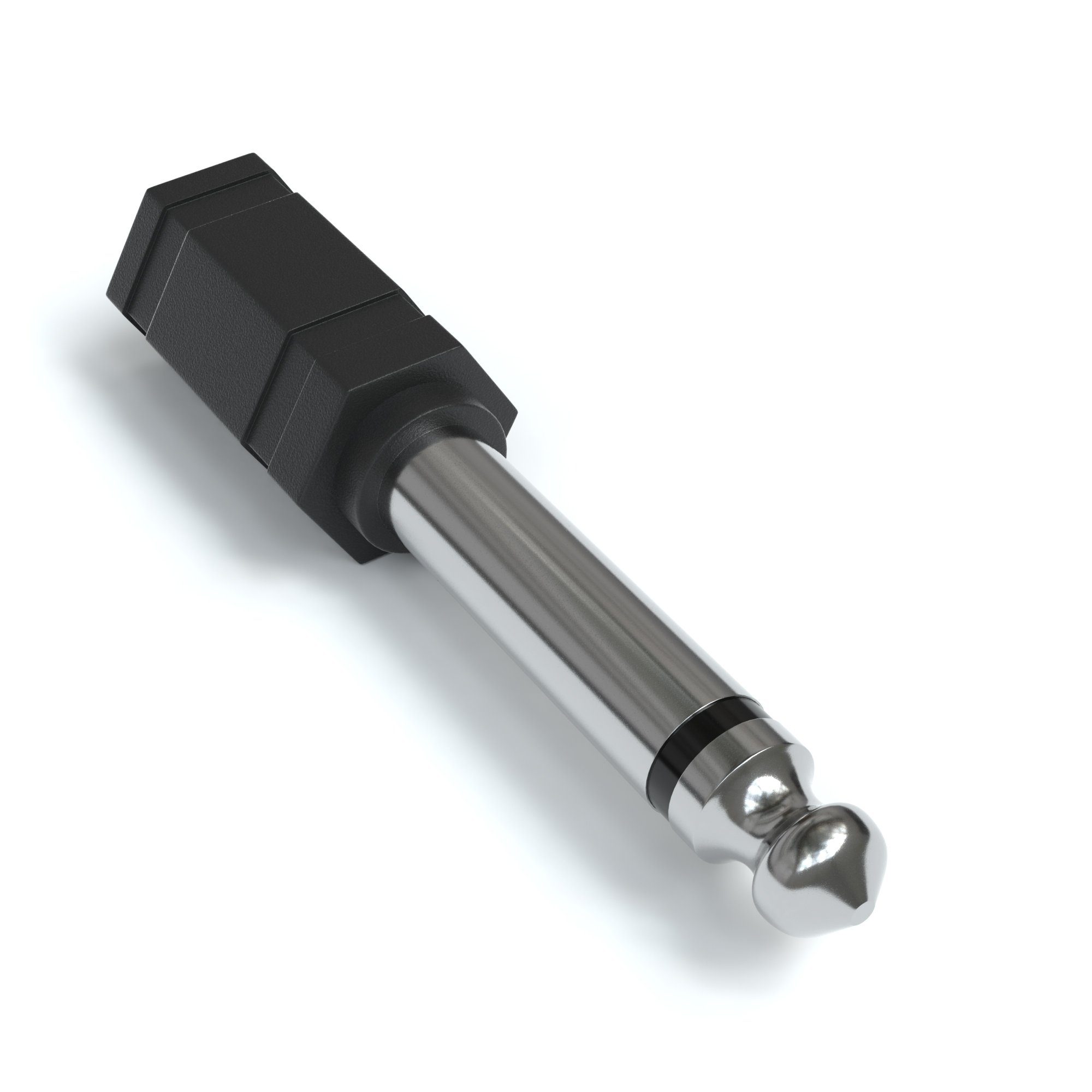 JAMEGA Klinke Adapter Mono 3.5mm auf 6.35mm TS Stecker Aux Stereo Audio Audio-Adapter
