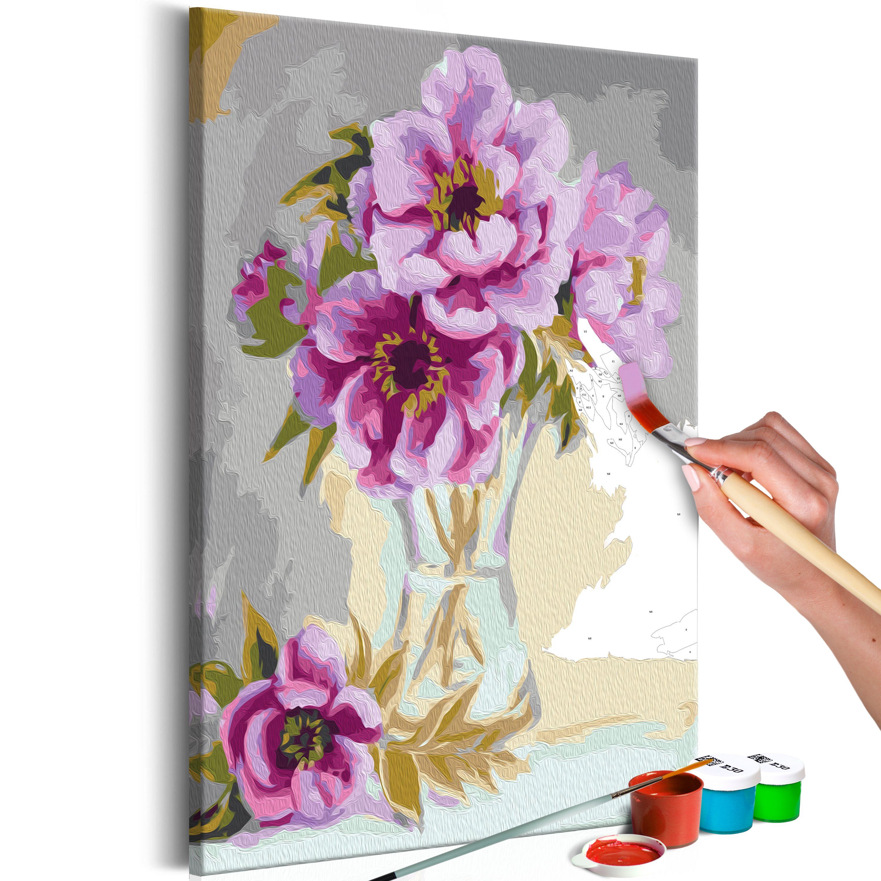 Artgeist Malen nach Zahlen Blumen in der Vase