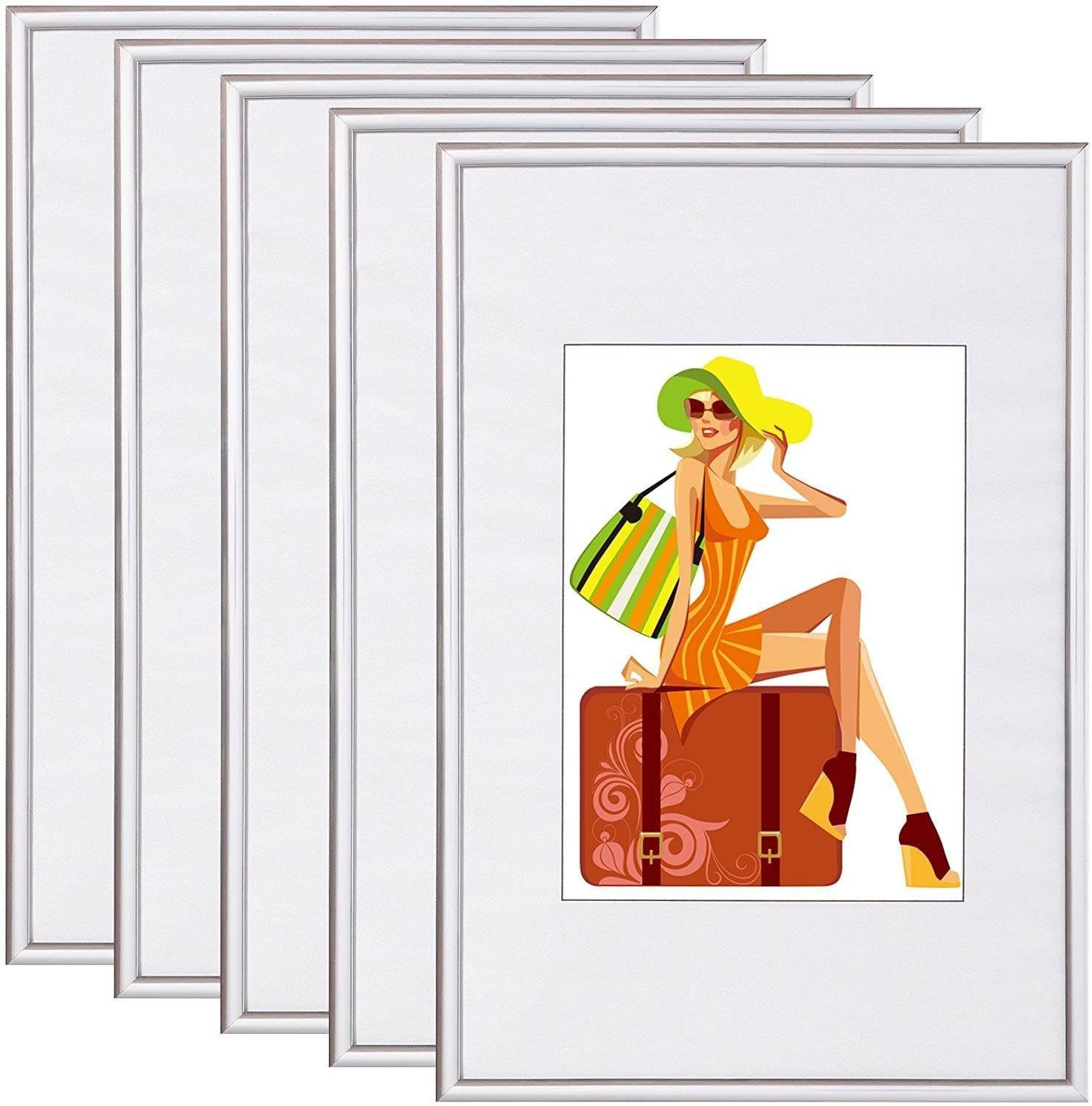 Woltu Bilderrahmen, (5 St), Bilderrahmen Kunststoff günstig online kaufen