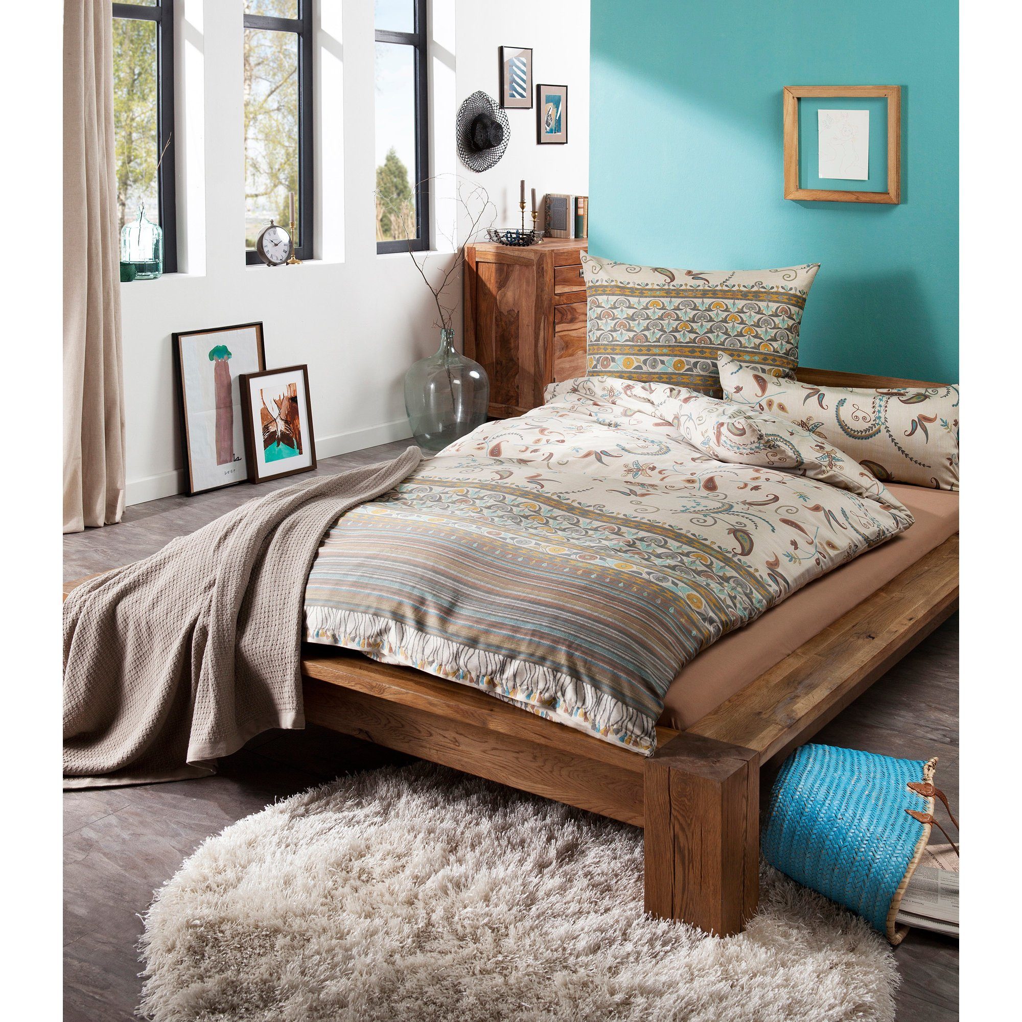 Bassetti Bettwäsche Bettwäsche "Lilith", Mako-Satin, Paisley günstig online kaufen