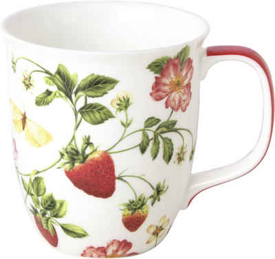 Ihr Ideal Home Range GmbH Tasse Wunderschöner Kaffeebecher Tasse Sweet Strawberry Erdbeeren 9x10cm