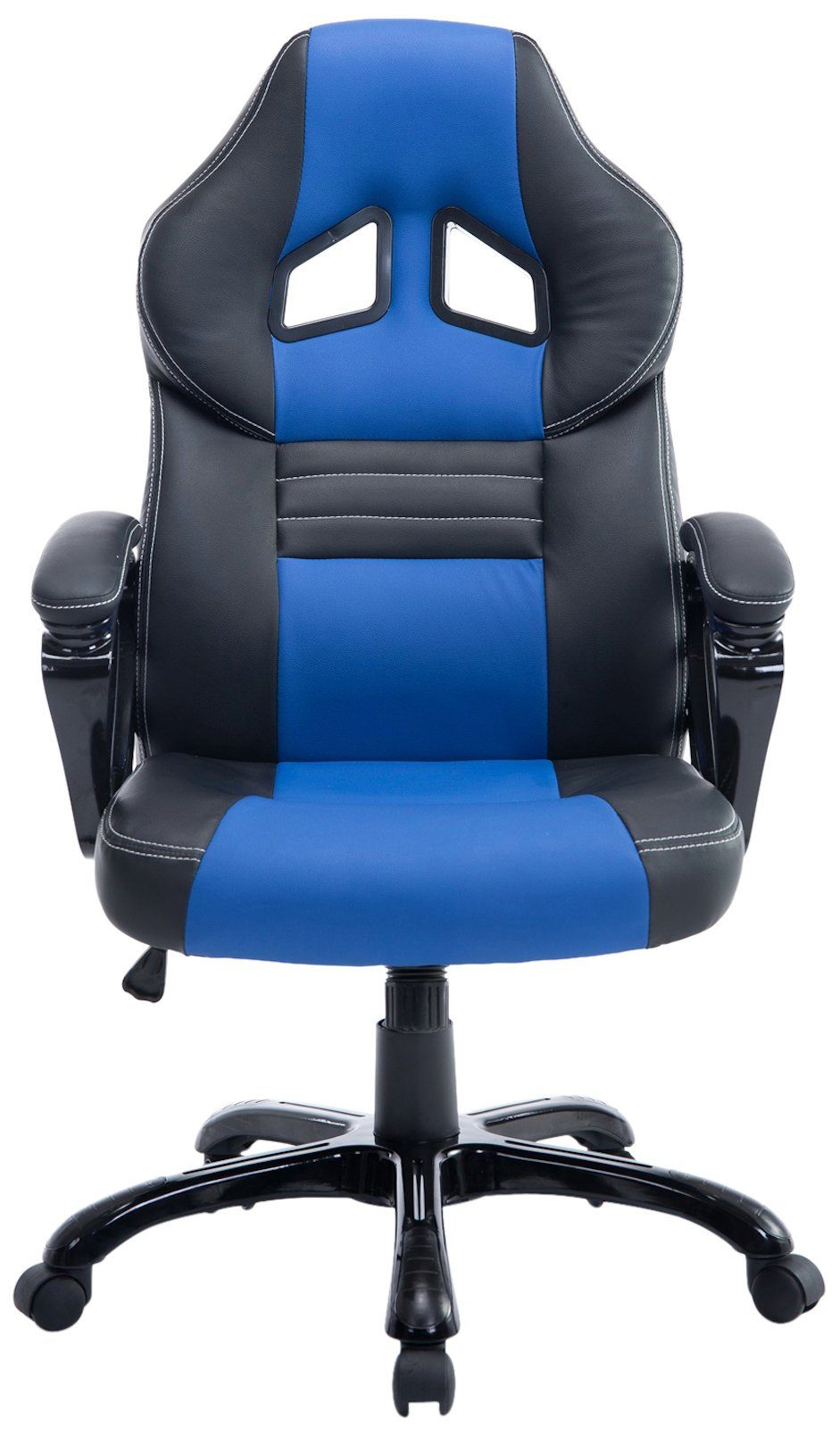 Gaming Chair mit CLP schwarz/blau Pedro, drehbar Höhenverstellung