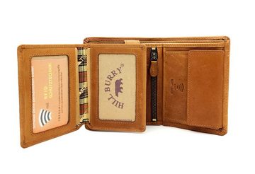 Hill Burry Geldbörse Hirsch, echt Leder, Portemonnaie mit RFID Schutz, tolles Geschenk für Jäger und Naturliebhaber