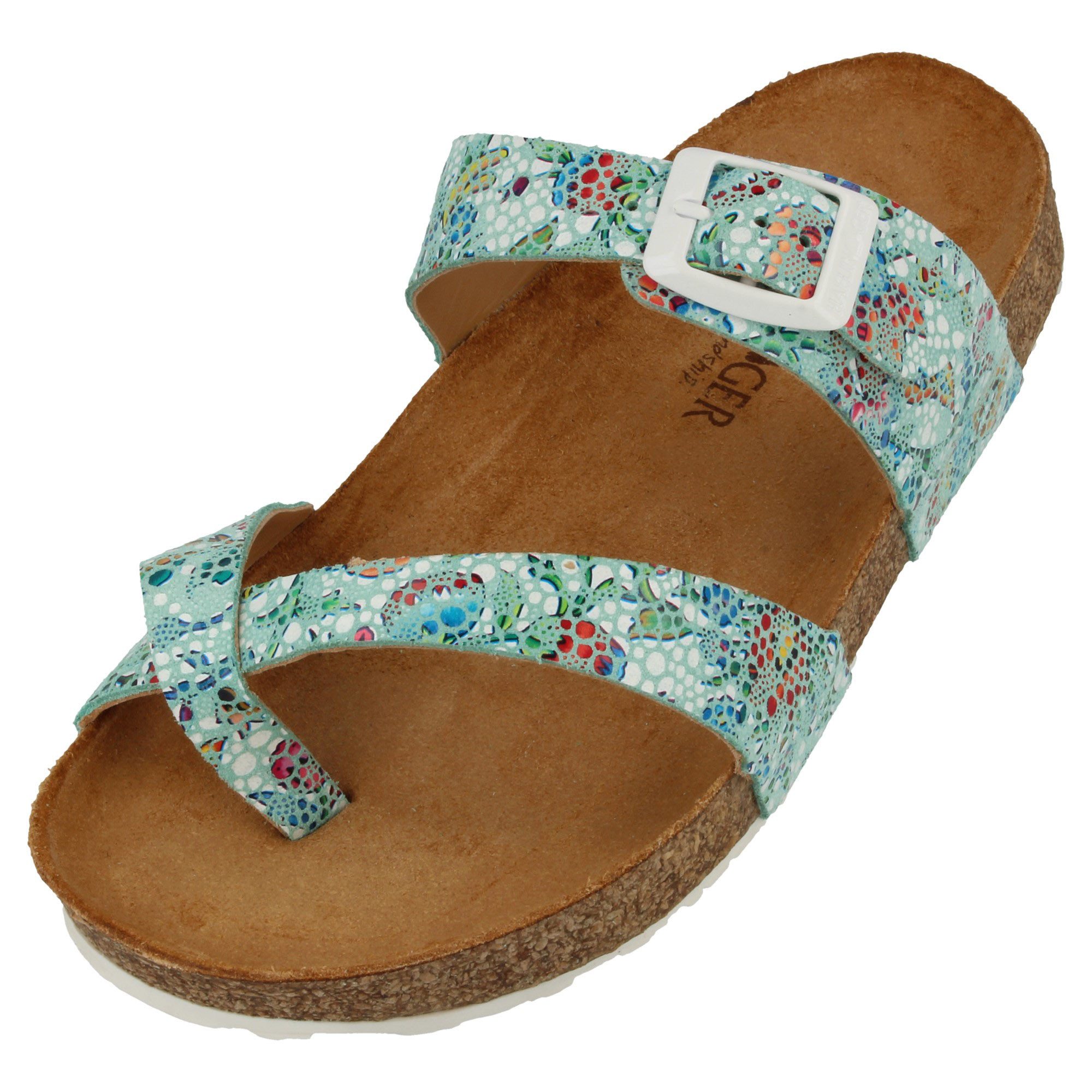 Haflinger Bio Juno Sommer Sandale Hausschuh Unisex Hausschuh