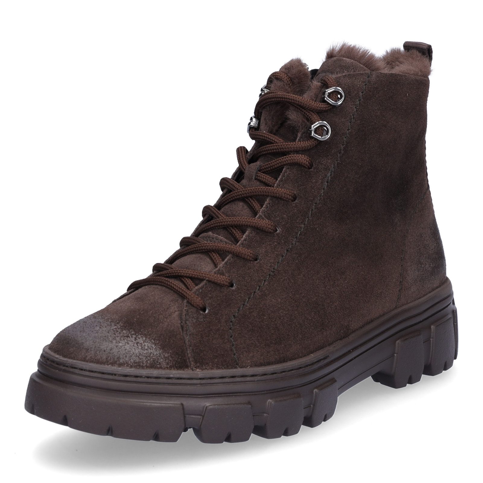Paul Green Paul Green Damen Schnürboot dunkelbraun Schnürboots