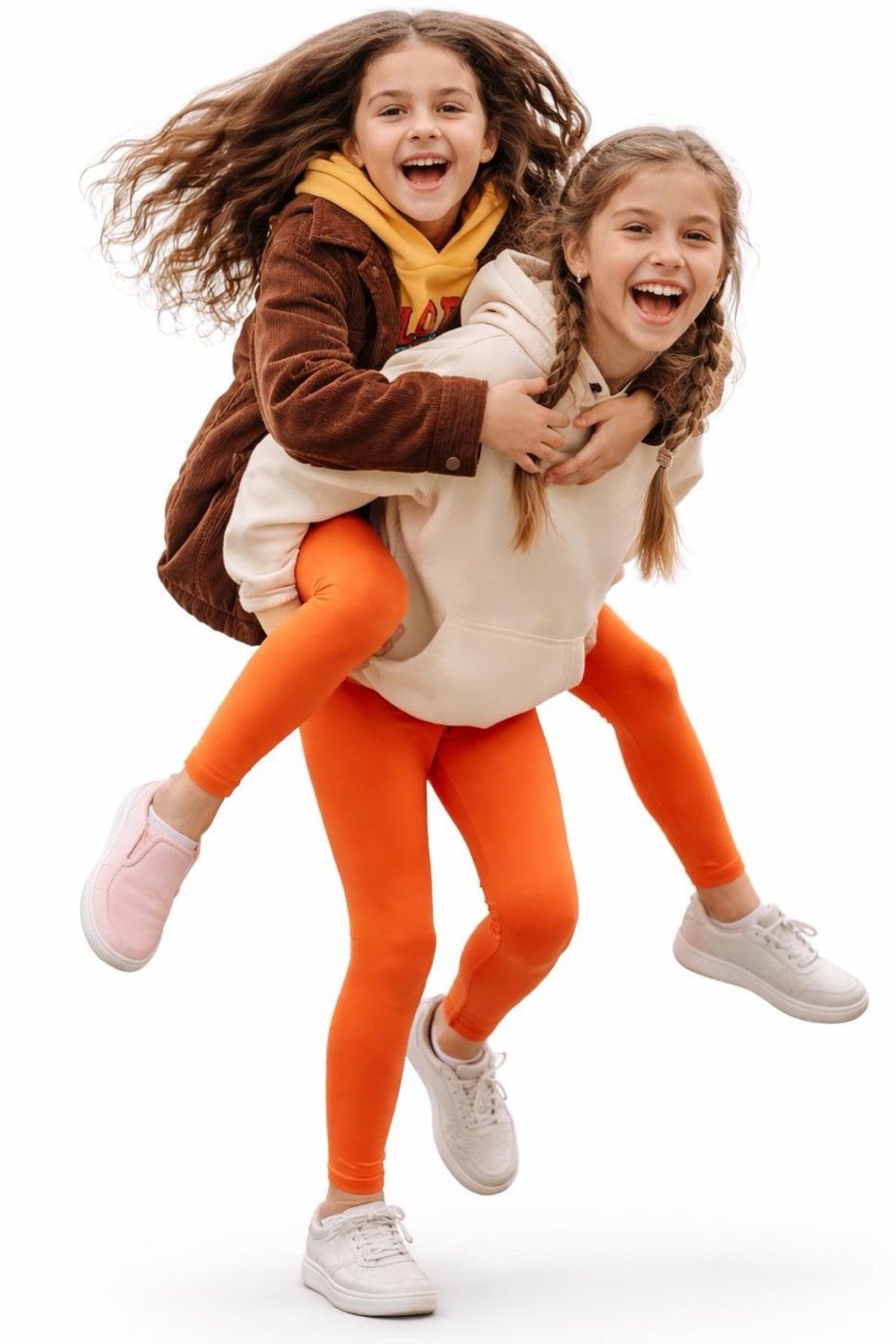Cocain underwear Thermoleggings 2 Warme uni Farbige Kinder Thermo Leggings Legging Vollfrottee fleece (Spar-Set, 2-tlg) warm weich gemütlich