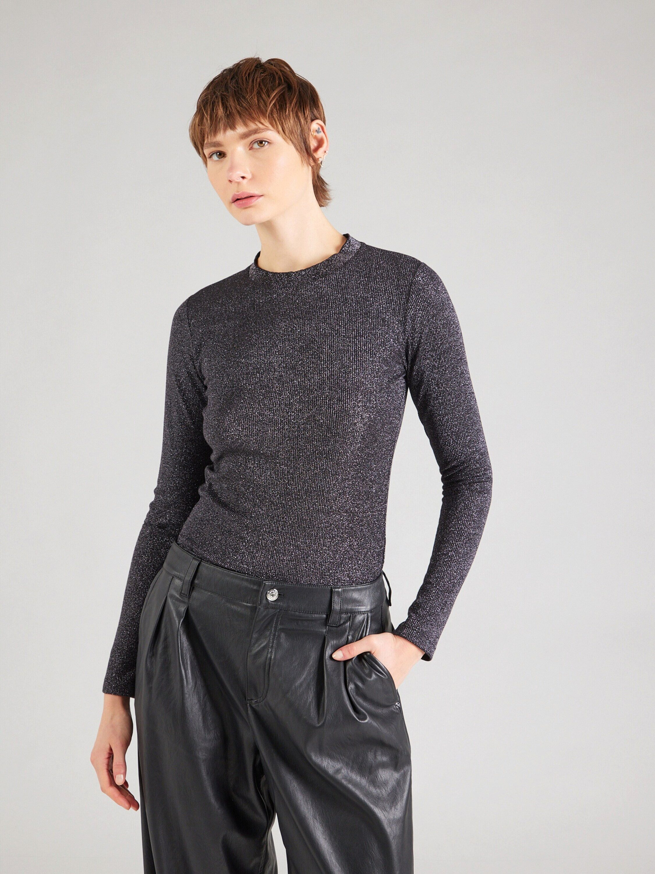 MADS NORGAARD COPENHAGEN Langarmshirt Tuba (1-tlg) Впередes Detail