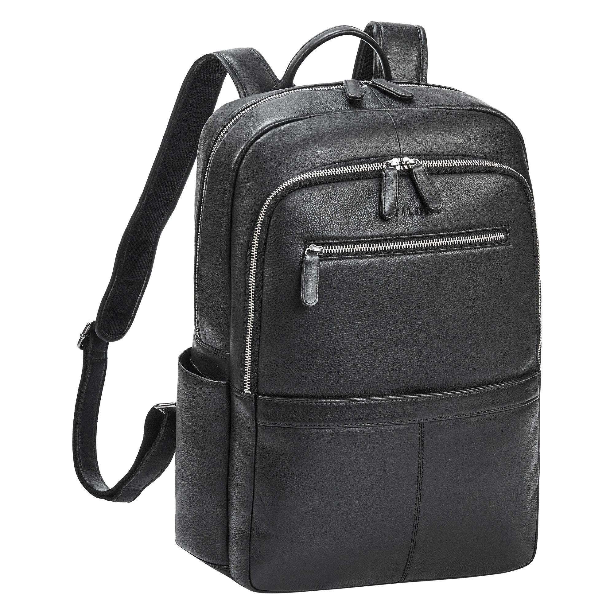 STILORD Notebookrucksack "Palermo" XL Echtleder Herrenrucksack für 15.6 Zoll Laptop
