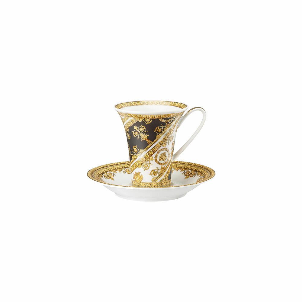 Rosenthal meets Versace Tasse I Love Baroque, Porzellan, mit Untertasse