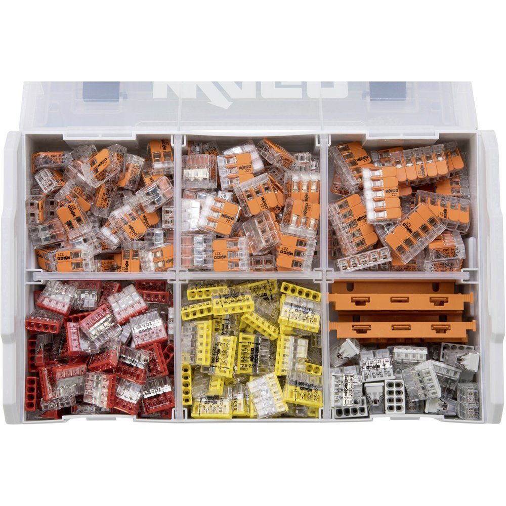 WAGO Verbindungsklemme WAGO 887-955 Verbindungsklemmen-Sortiment flexibel: 0.14-4 mm² starr: