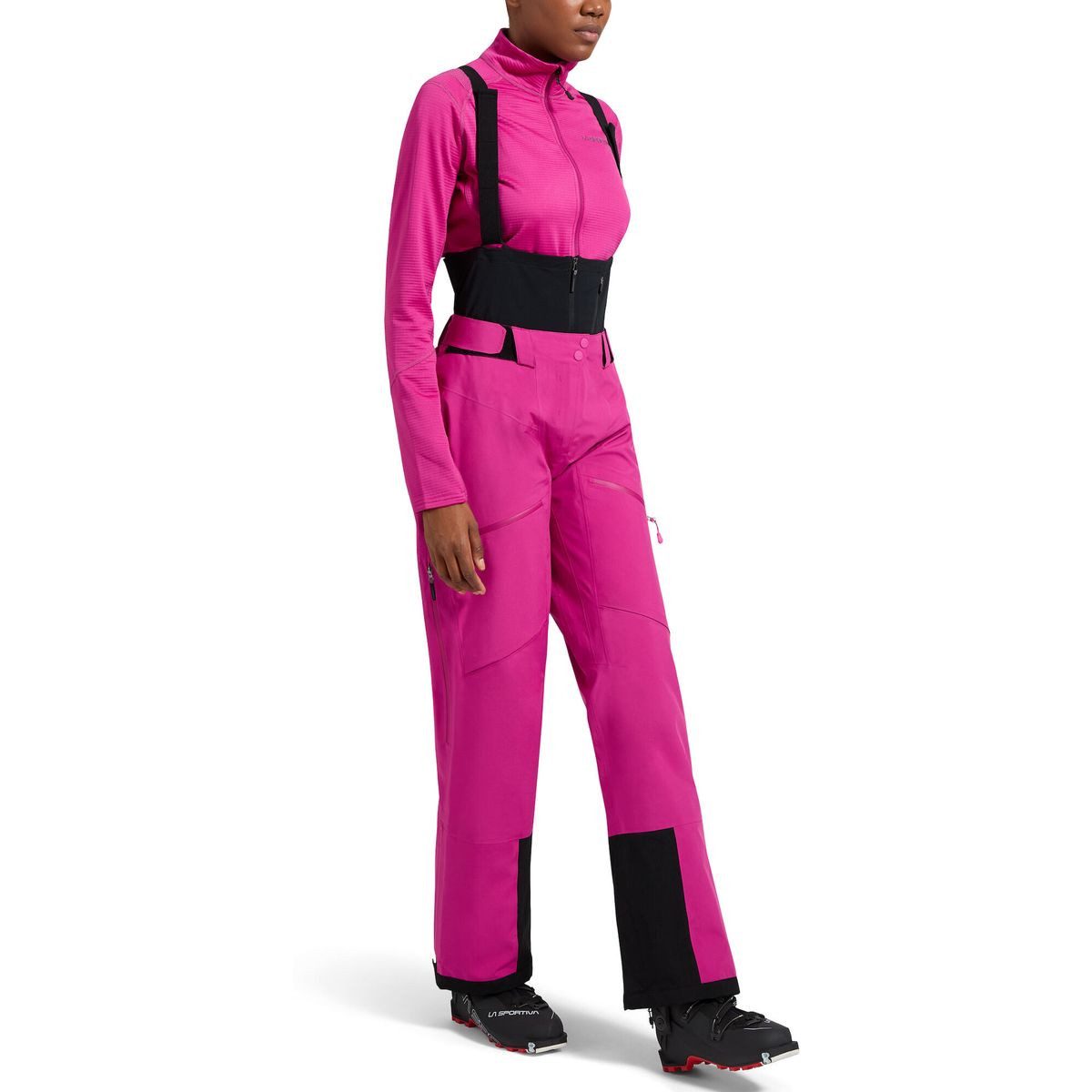 La Sportiva Skihose Chaser Evo Shell Bib Pant Women Robuste und bequeme Hose mit integriertem Latz und Hosenträgern aus
