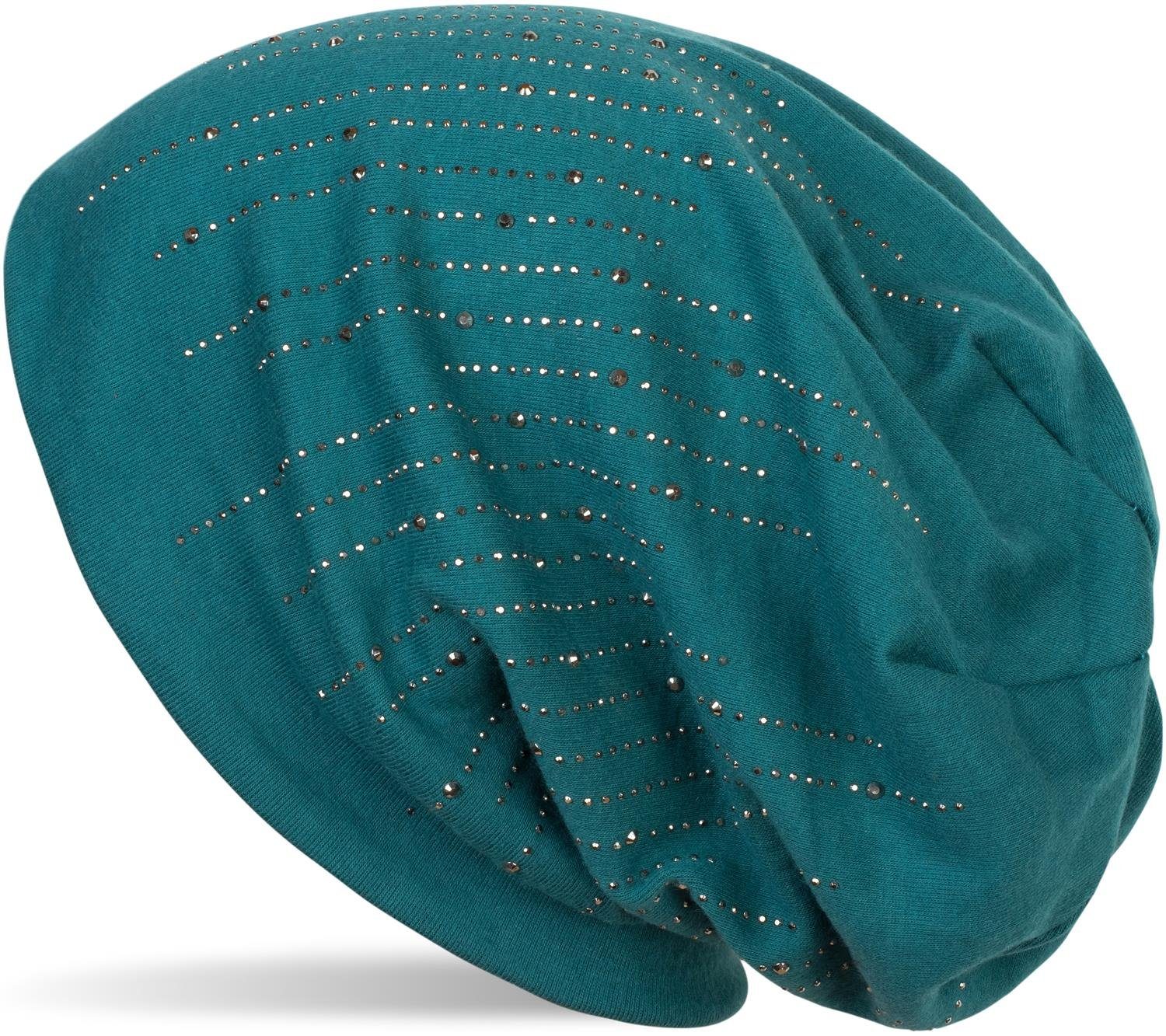 styleBREAKER Beanie Beanie mit Strass Streifen (1-St) günstig online kaufen