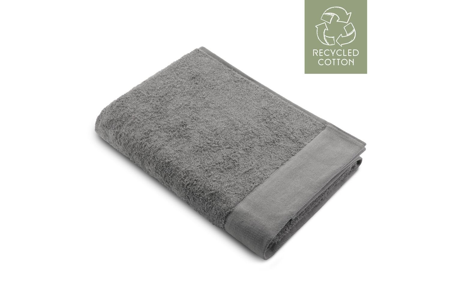 Baumwolle - Walra Duschtuch Cotton Taupe (1-St) 70x140 Remade Handtuch cm,