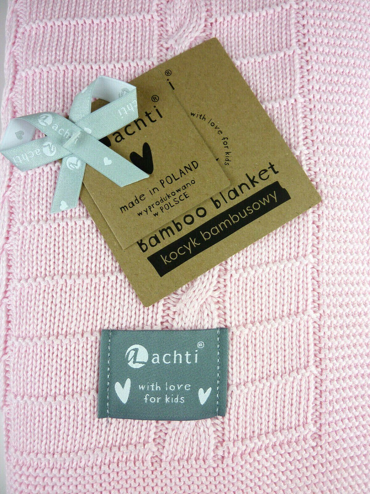 Babydecke gestrickte Babydecke, Baby Decke KC-009, 80x100 cm, Taschen4life, Kuscheldecke für drinnen & draußen, Baby Strickdecke - weich & zart