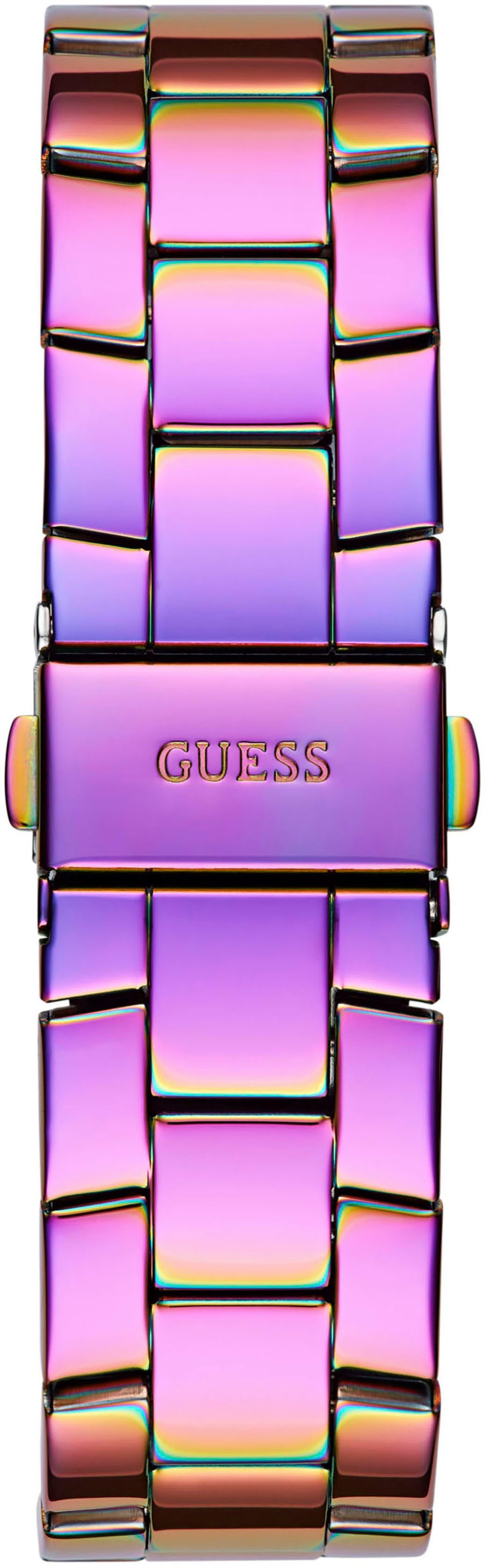 Guess Multifunktionsuhr MAJESTY GW0771L4, Quarzuhr, Armbanduhr, Damenuhr, Datum, Edelstahlarmband