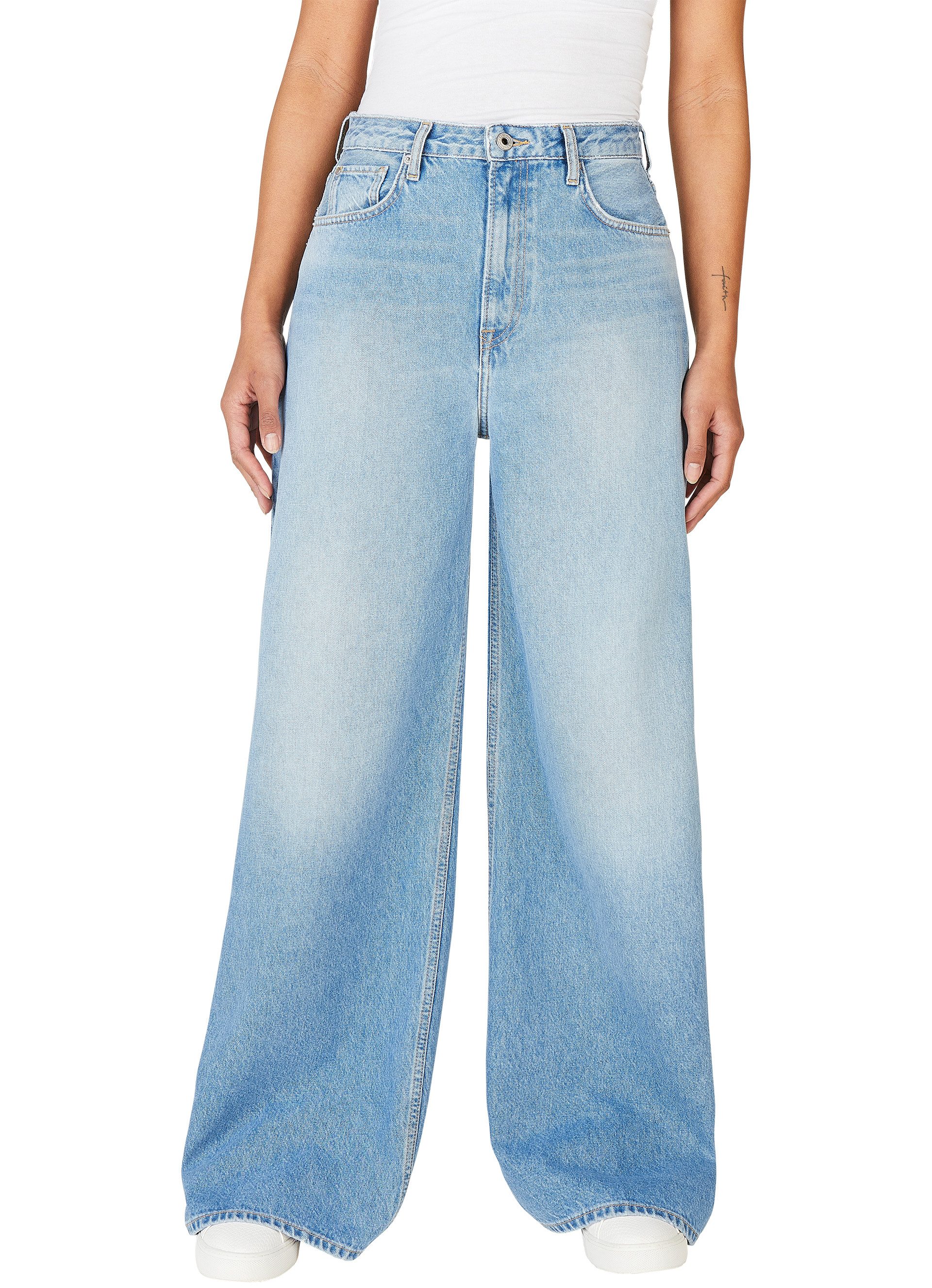 Pepe Jeans Schlagjeans WIDE LEG JEANS UHW günstig online kaufen