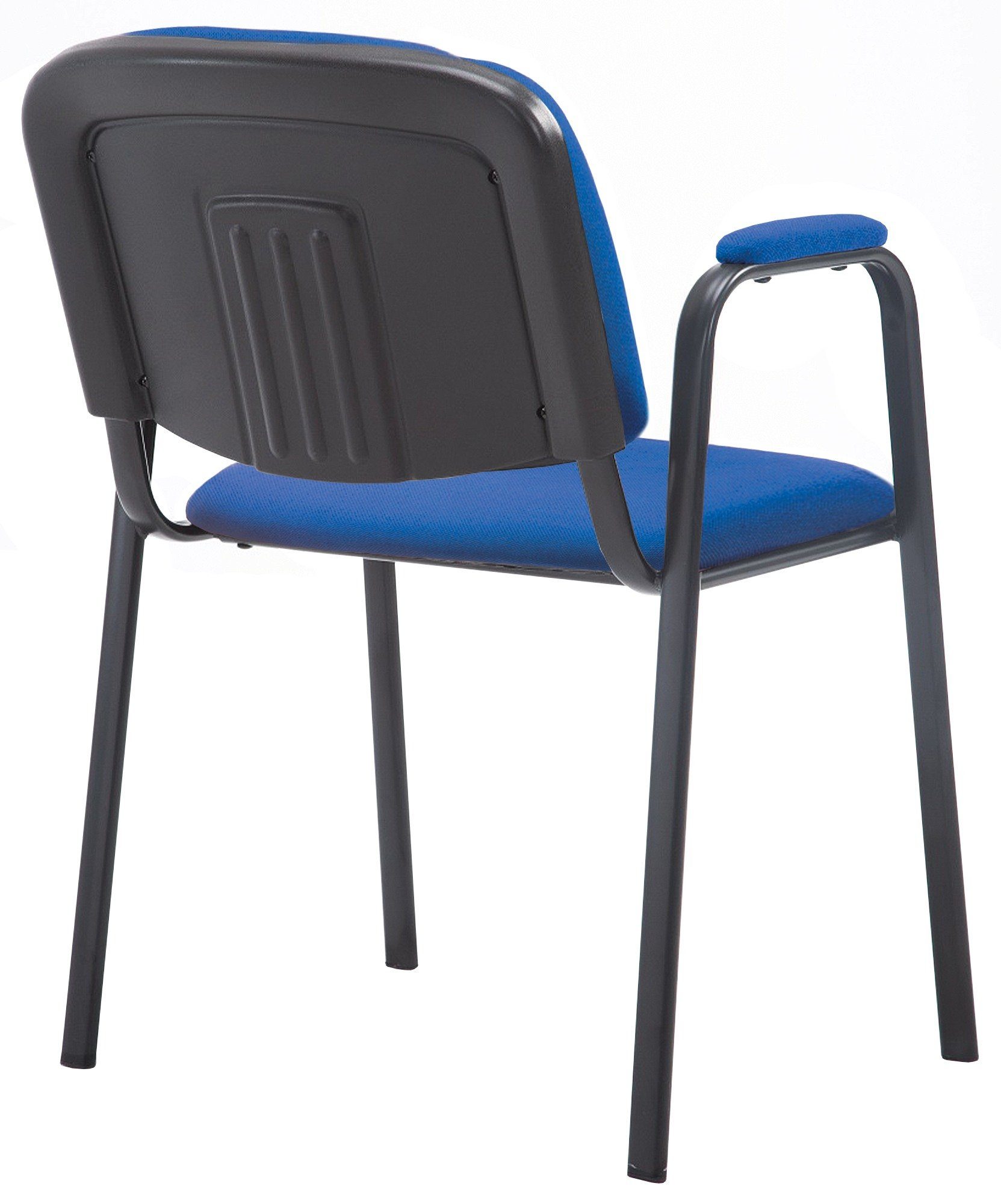 CLP Besucherstuhl Ken Pro (1er), stapelbar, Stoffbezug, Armlehnen